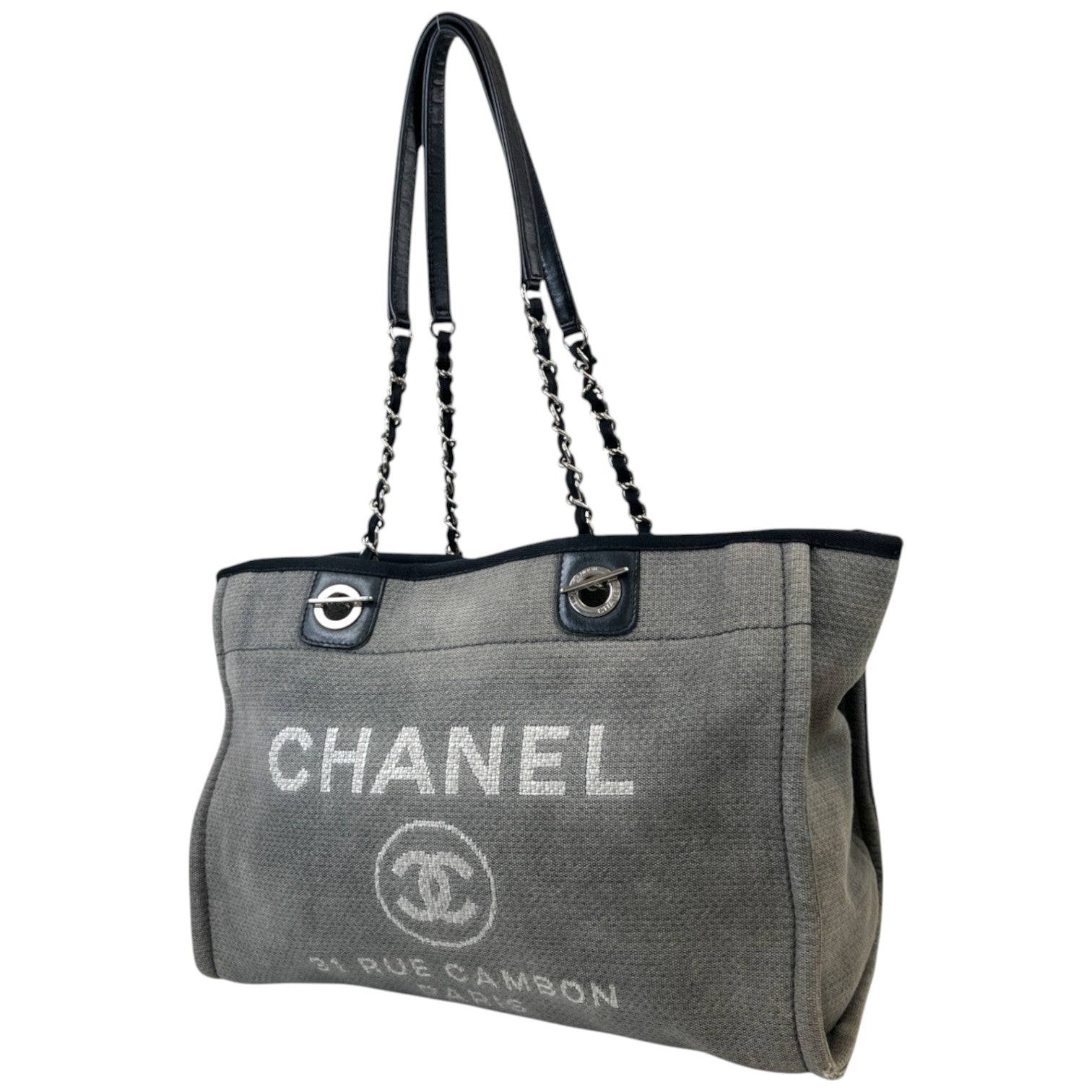 Women's Deauville Tote Handbag Grey