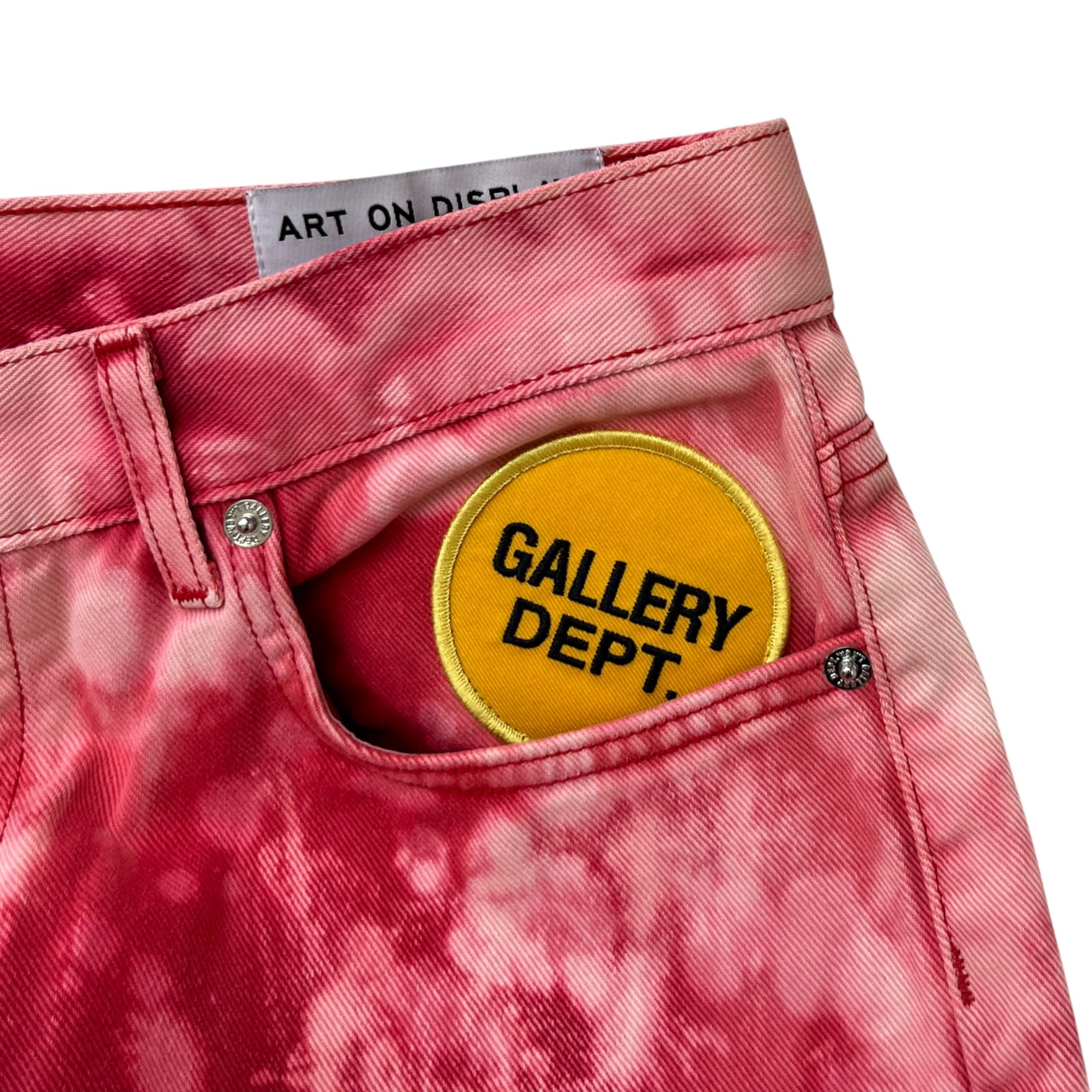 Men's Biscayne Tie-Dye Jeans Pink Size Waist 30"