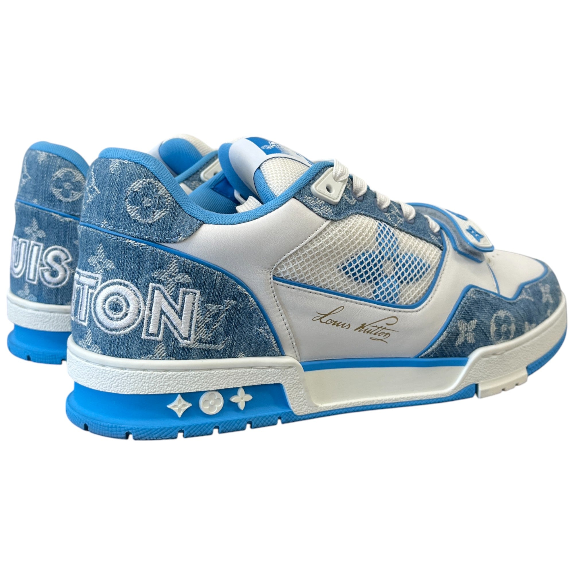 Men's Lv Low Trainers Blue Size EU 44 / UK 10