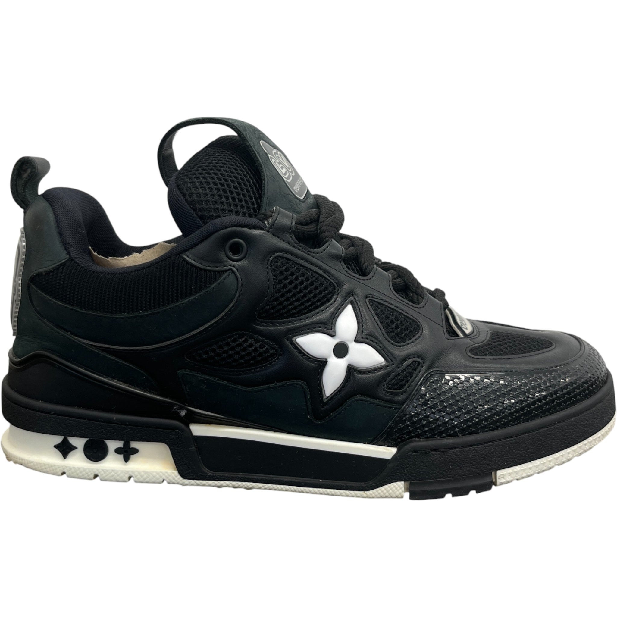 Men's Lv Skate Low Trainers Black Size EU 42 / UK 8