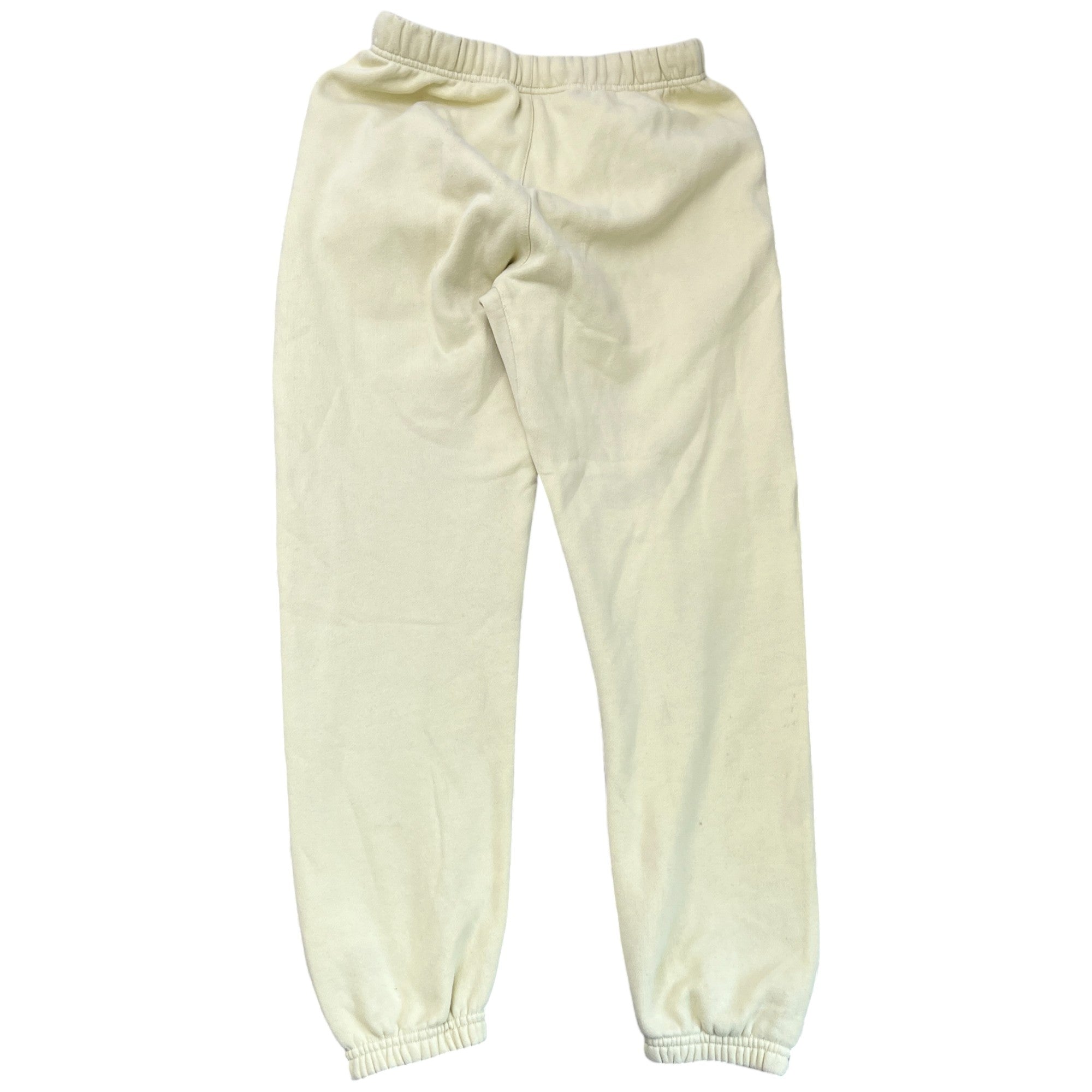 Men's Fear Of God Logo Print Joggers Yellow Size XXS