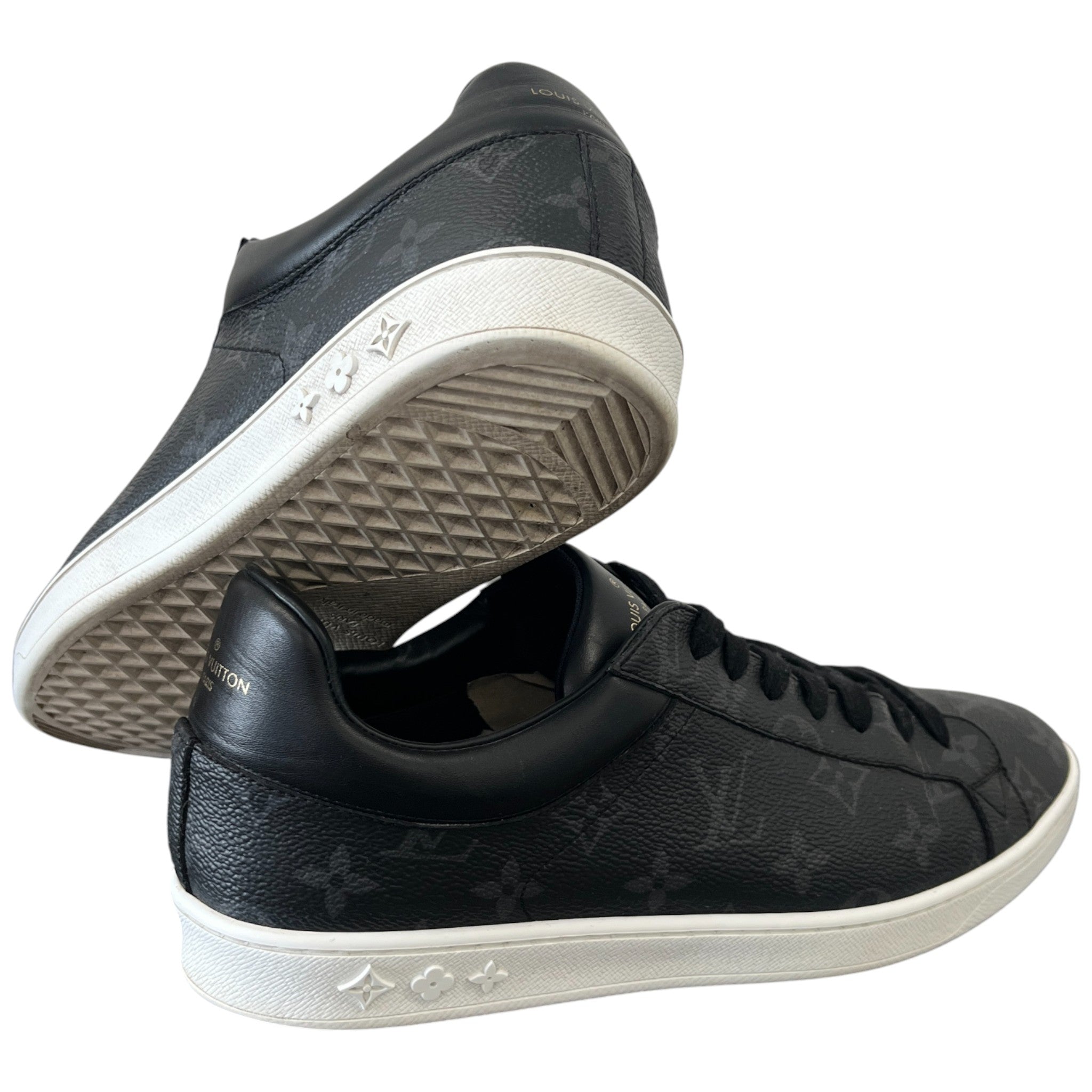 Men's Luxembourg Low Trainers Black Size EU 42 / UK 8