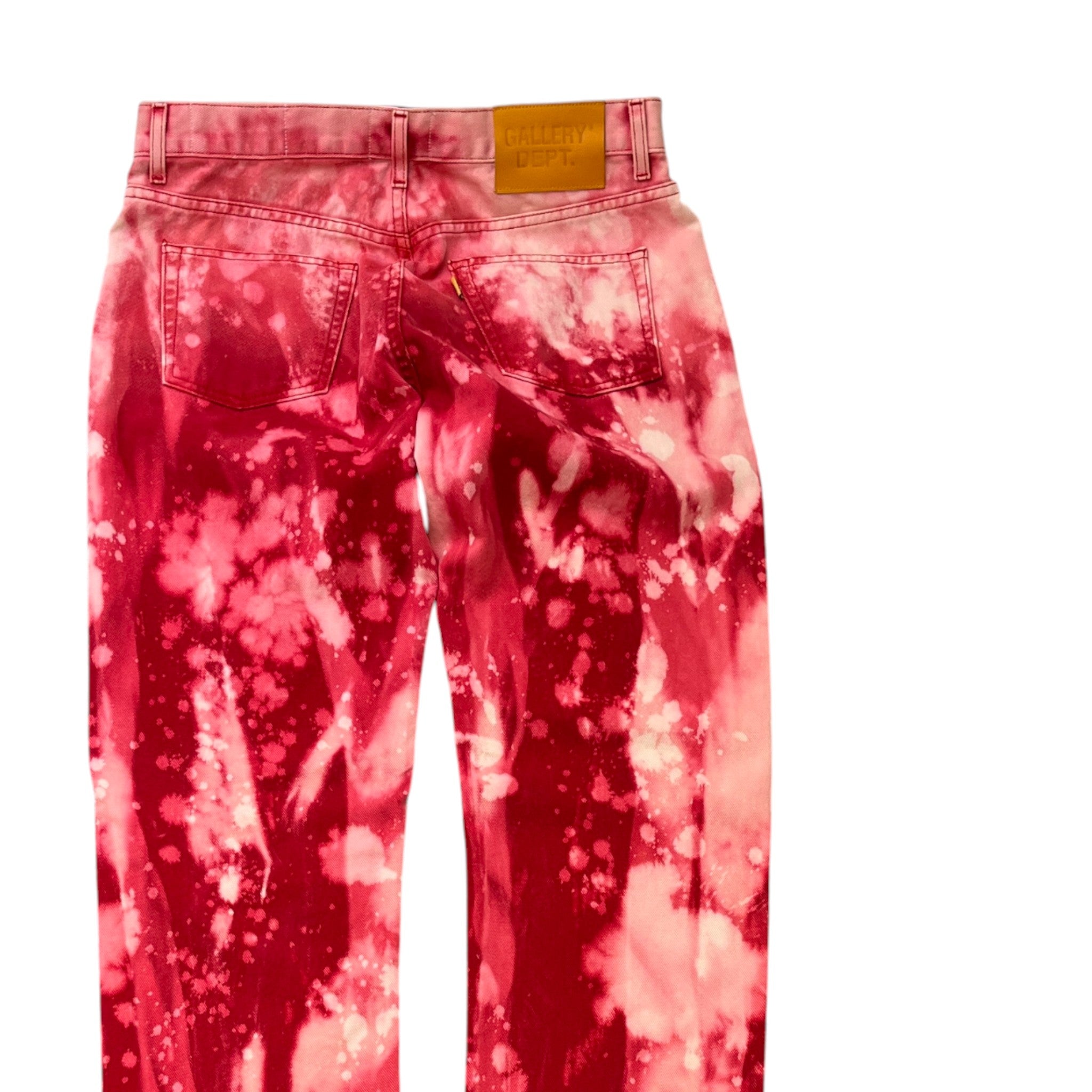 Men's Biscayne Tie-Dye Jeans Pink Size Waist 30"