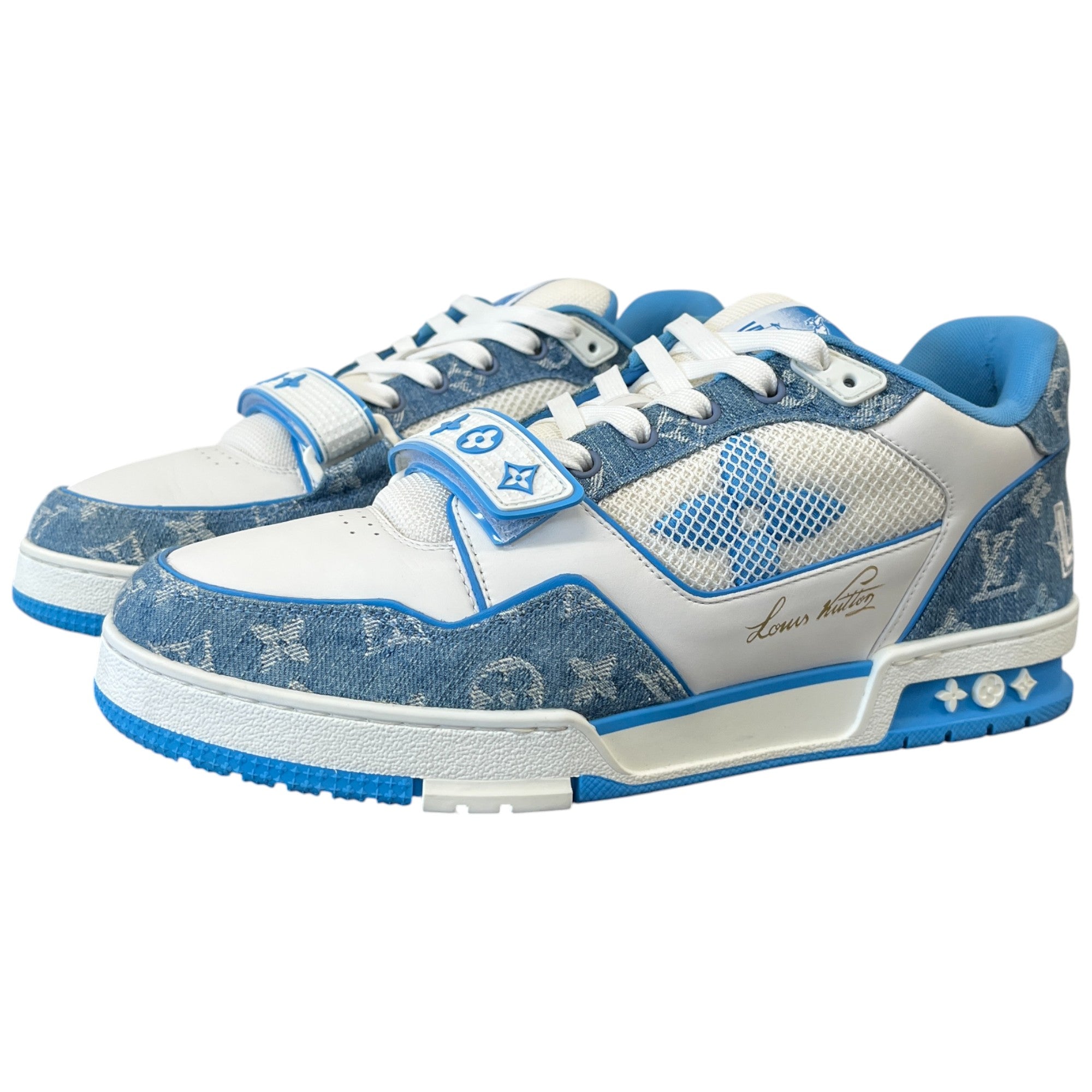 Men's Lv Low Trainers Blue Size EU 44 / UK 10
