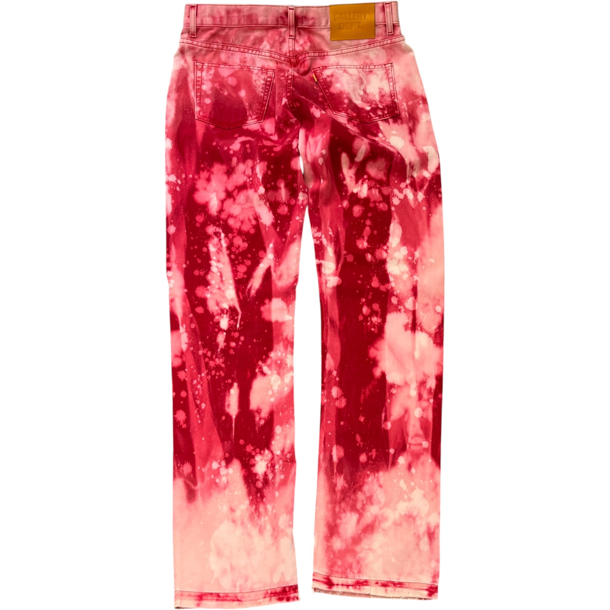 Men's Biscayne Tie-Dye Jeans Pink Size Waist 30"