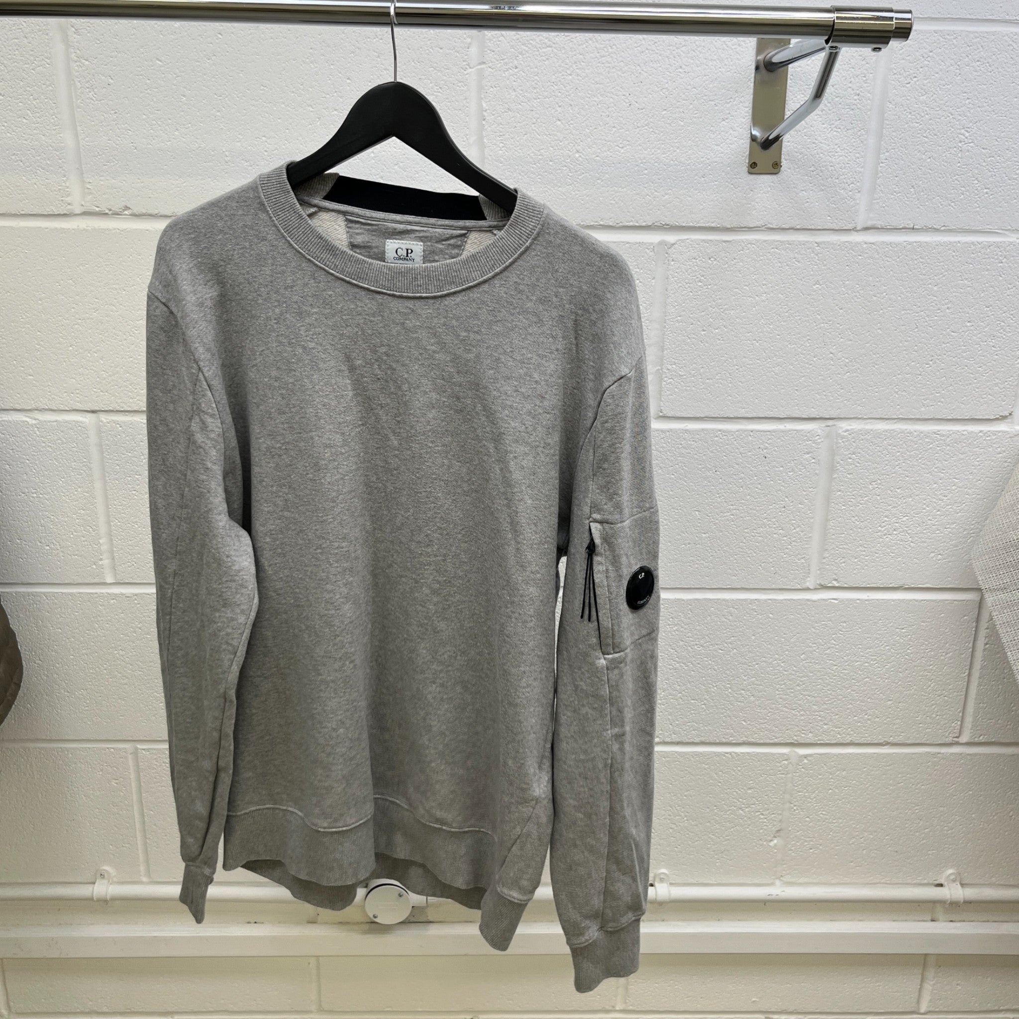 Men's Lens Sweatshirt Grey Size XL