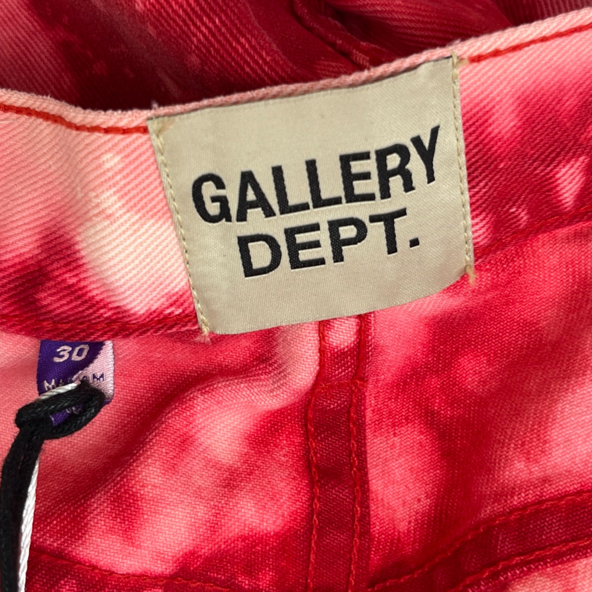 Men's Biscayne Tie-Dye Jeans Pink Size Waist 30"