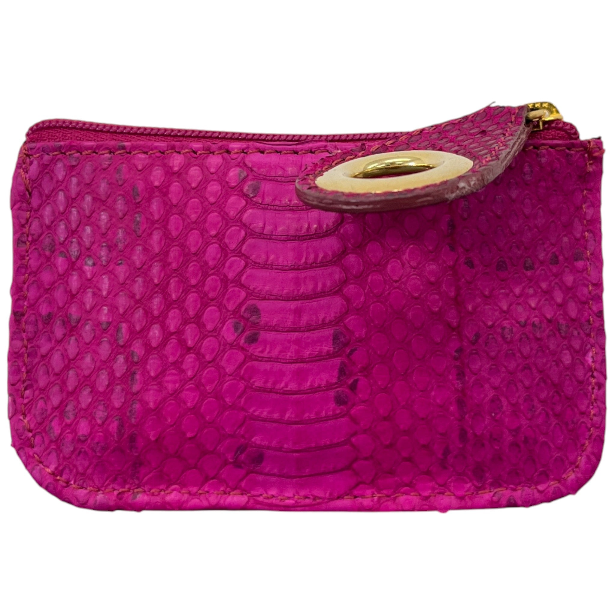 Women's Snake Print Purse Pink