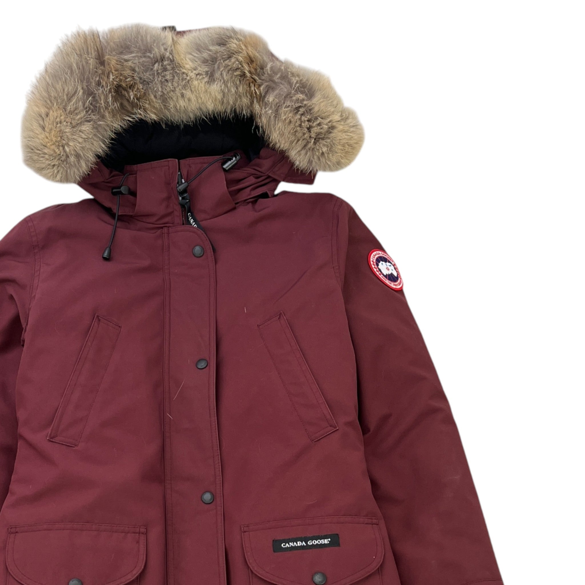 Women's Trillium Down Jacket Burgundy Size M