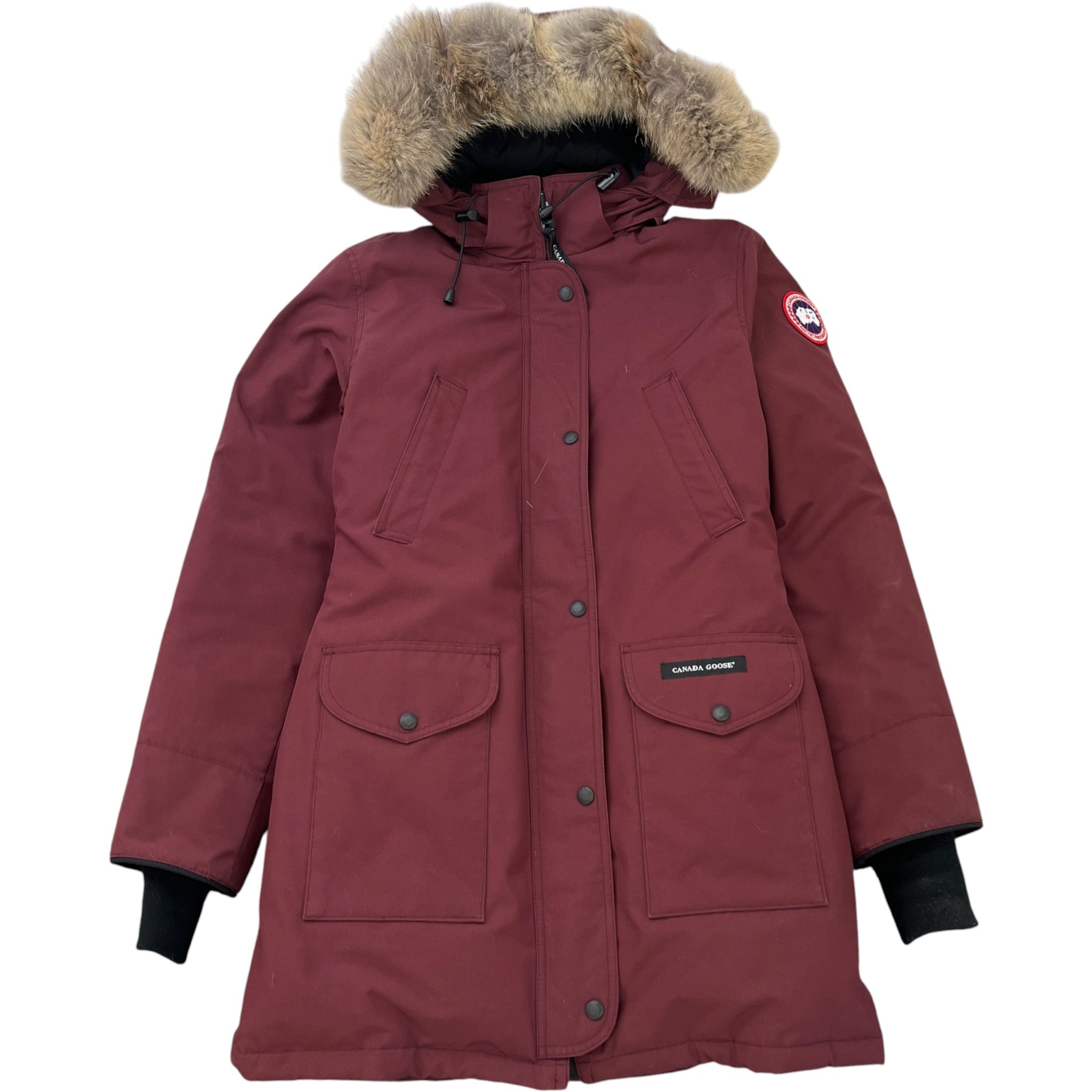 Women's Trillium Down Jacket Burgundy Size M