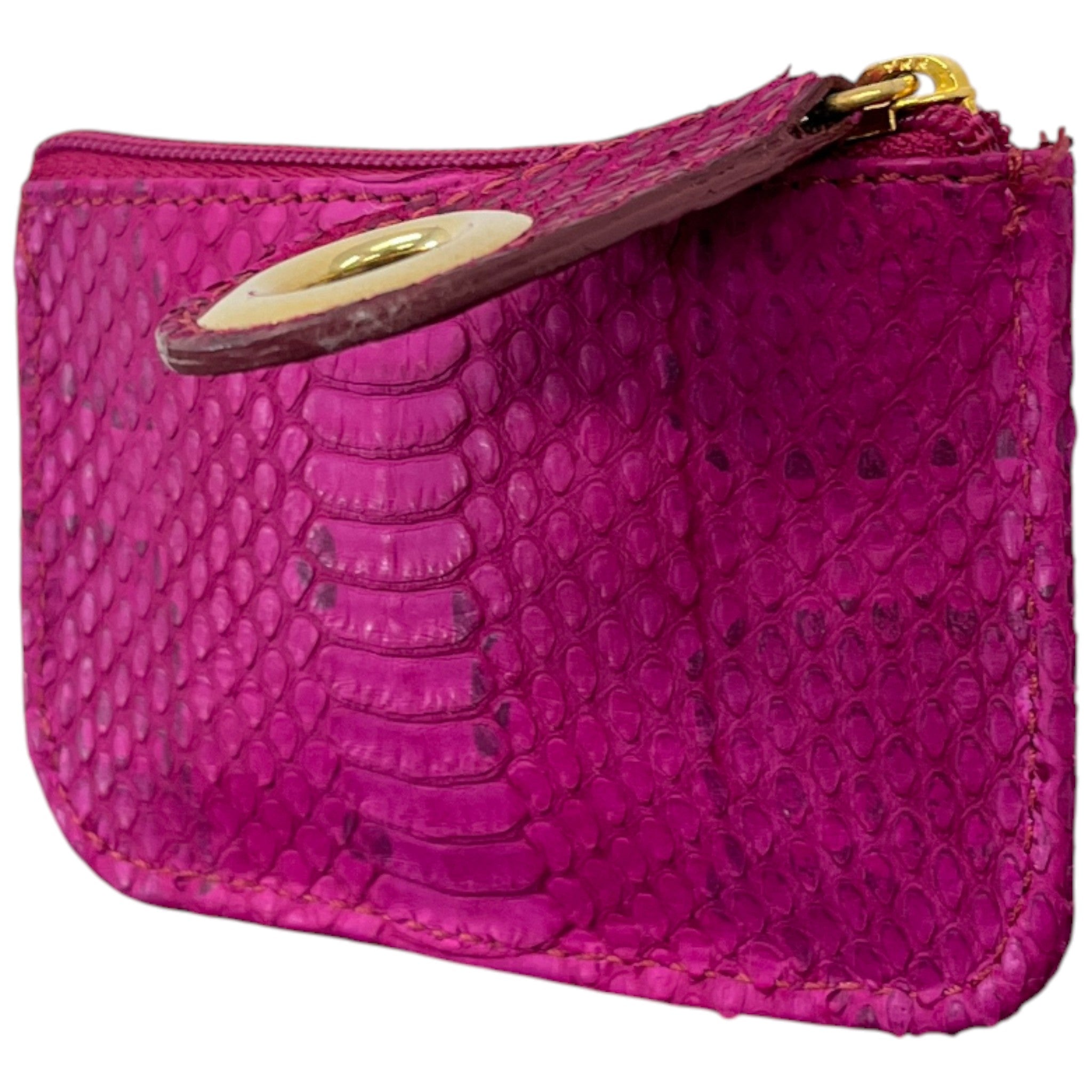Women's Snake Print Purse Pink
