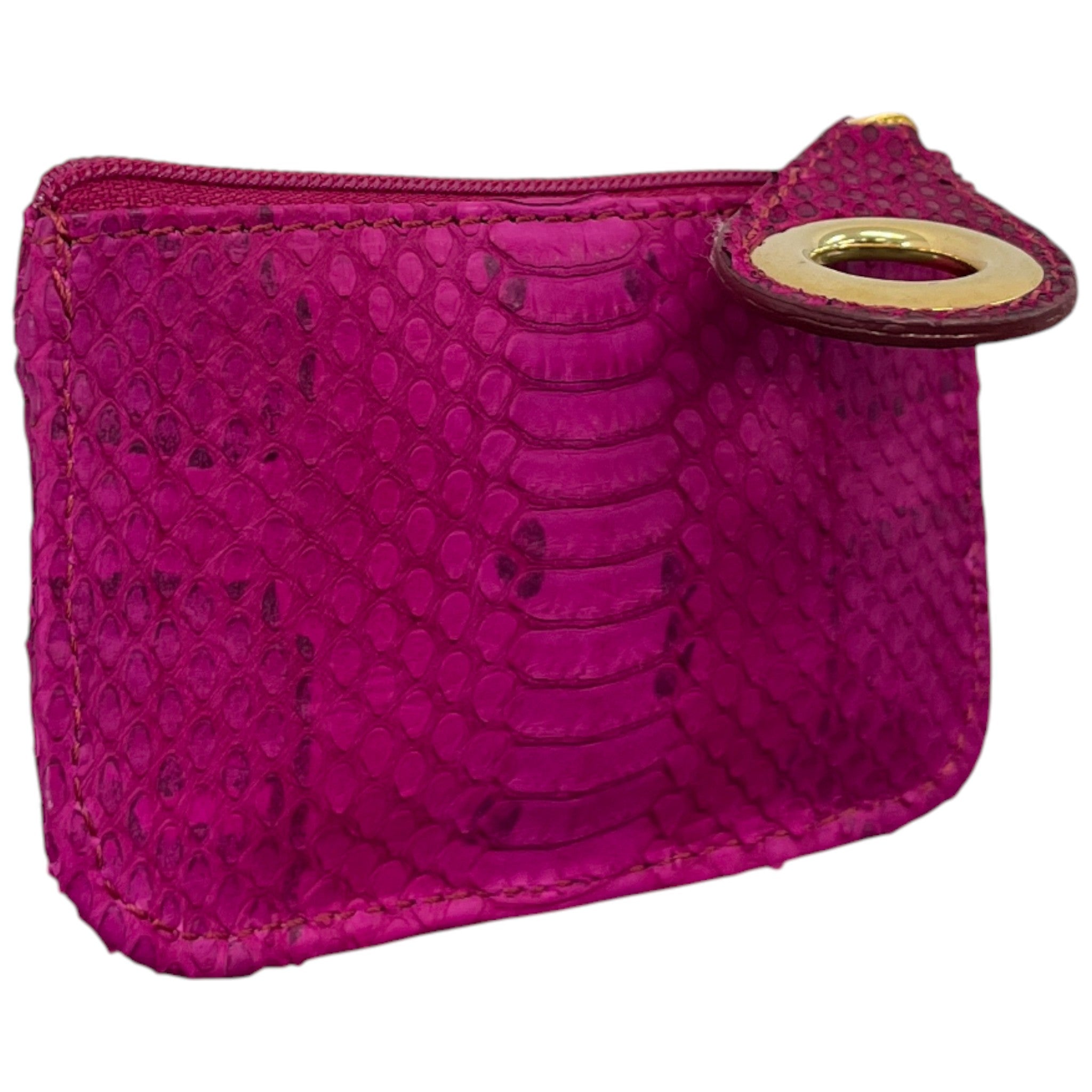 Women's Snake Print Purse Pink