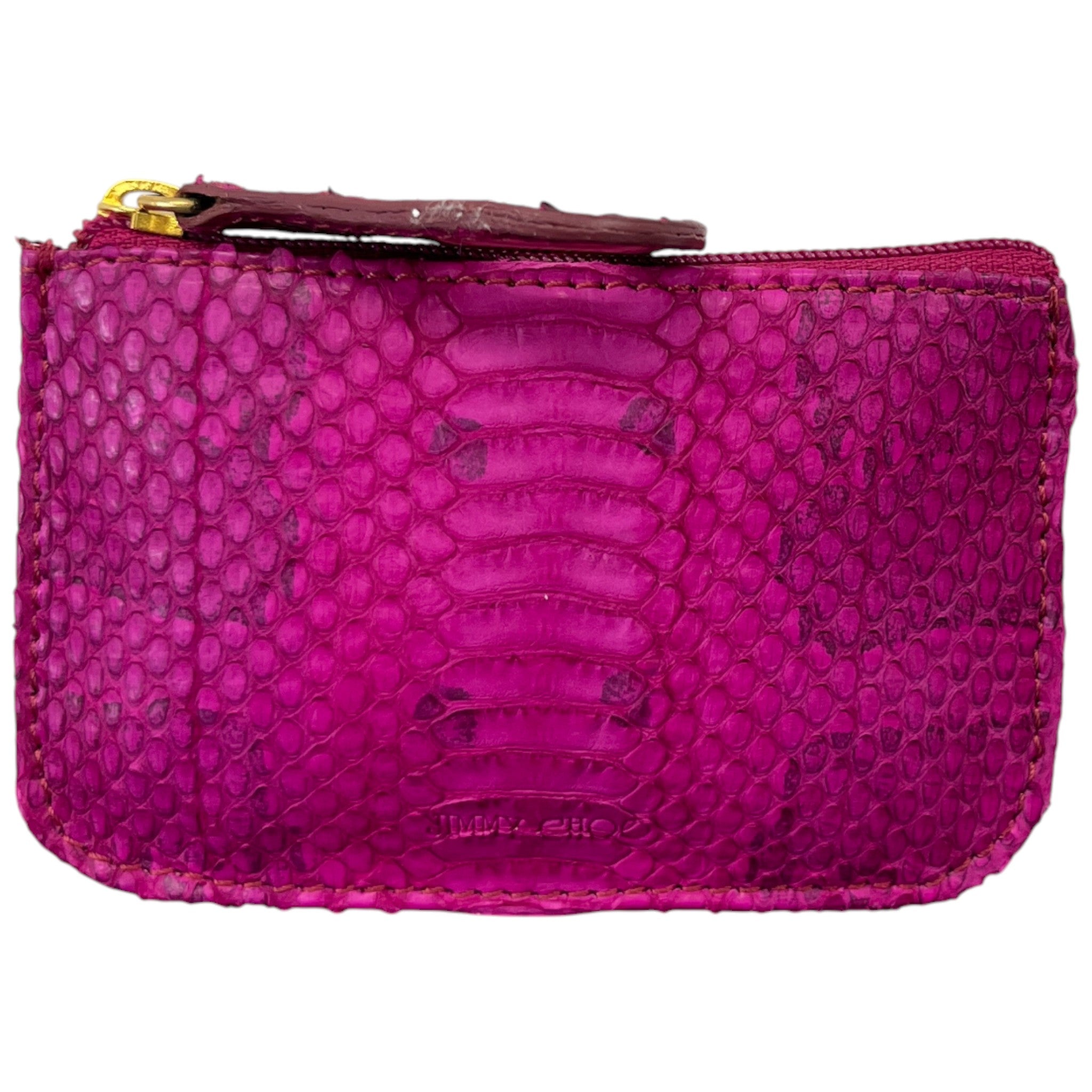 Women's Snake Print Purse Pink
