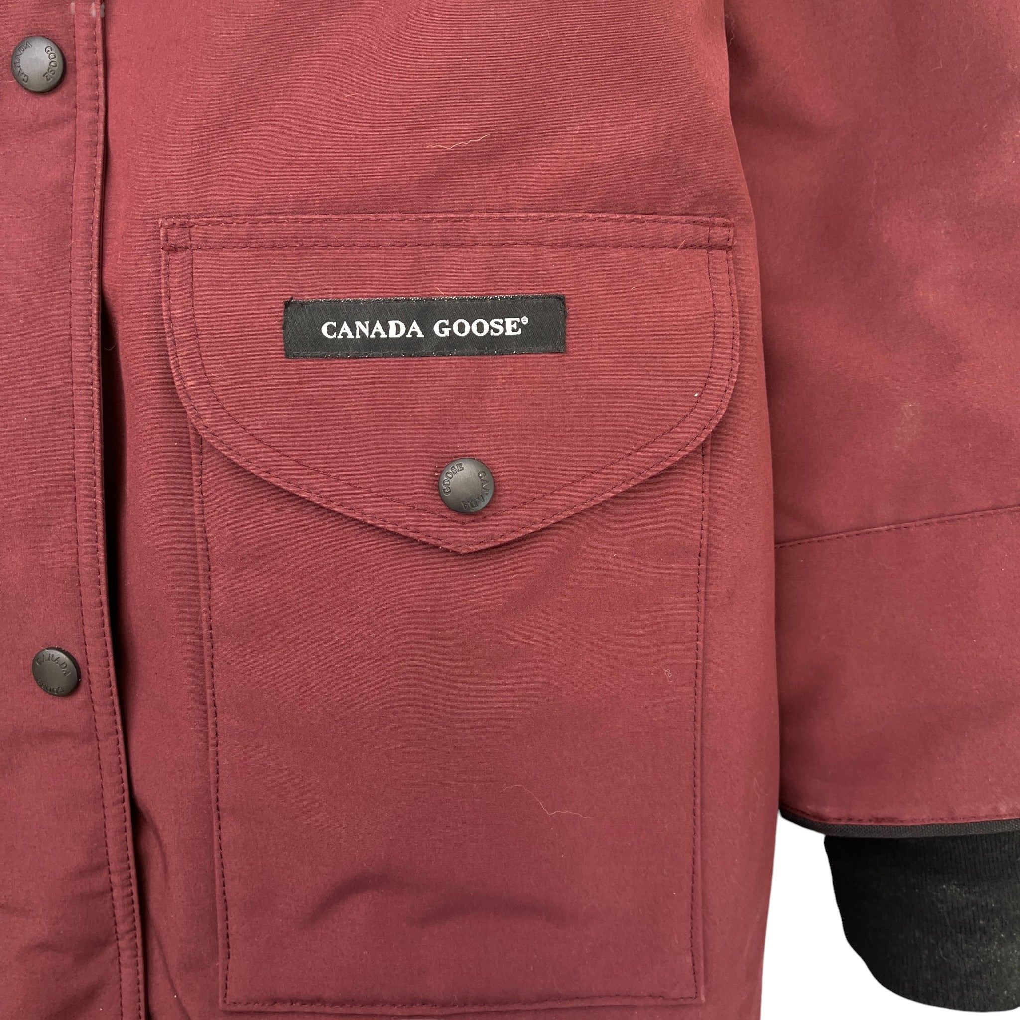 Women's Trillium Down Jacket Burgundy Size M