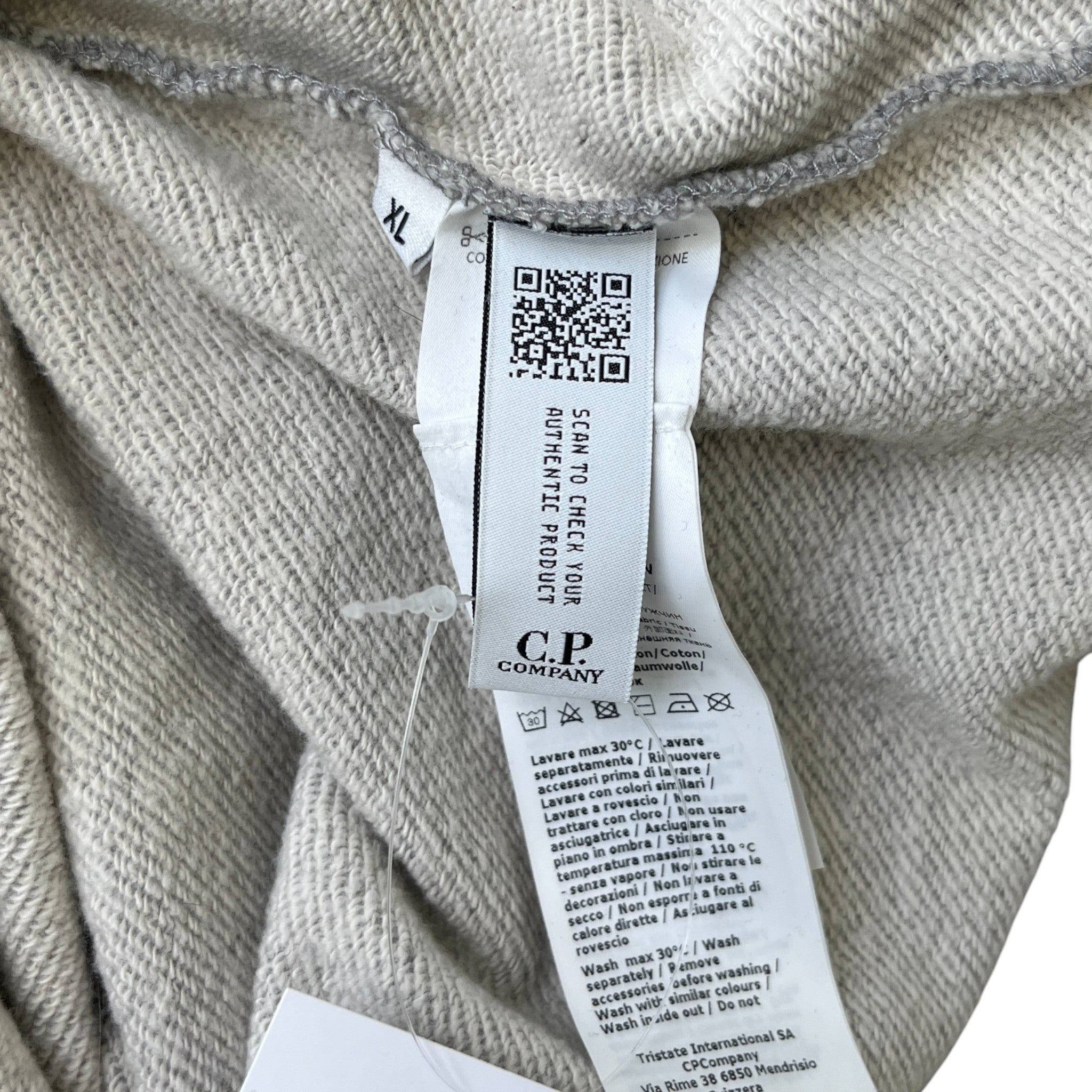 Men's Lens Sweatshirt Grey Size XL