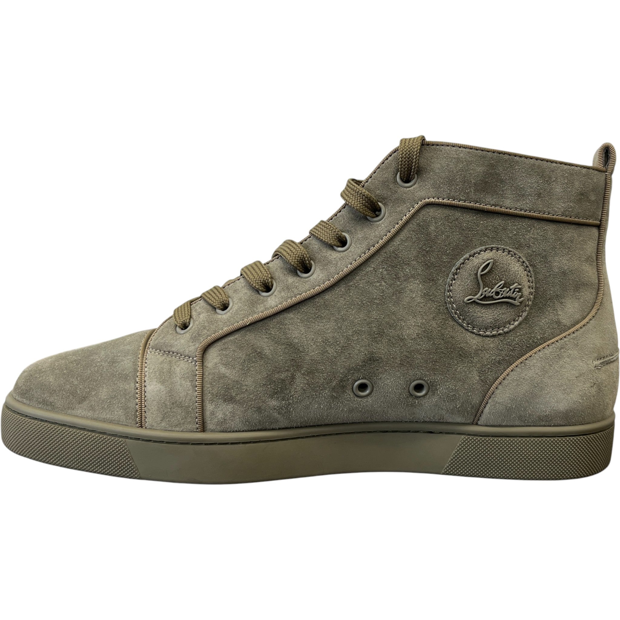 Men's Louis Orlato High Trainers Khaki Size EU 46 / UK 12