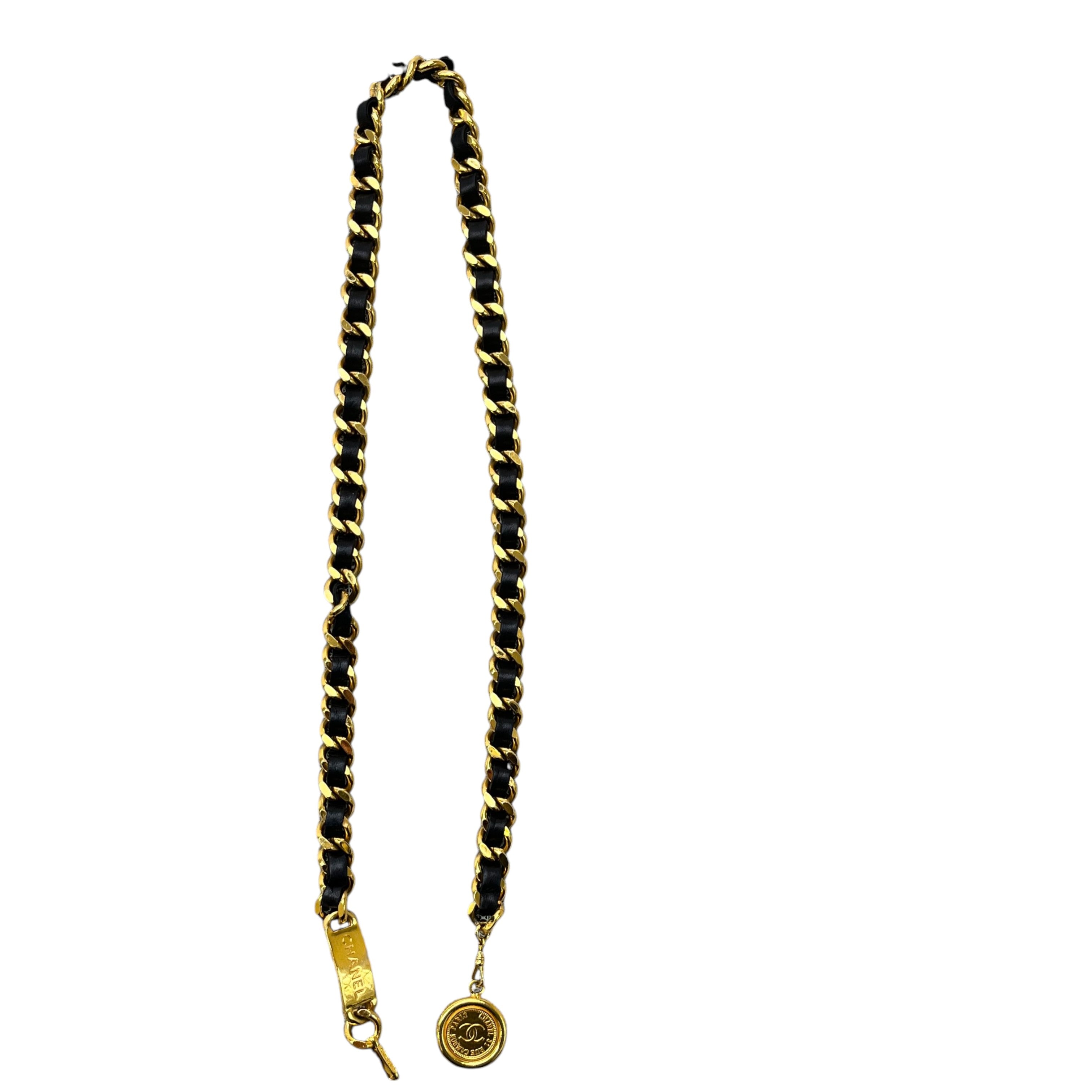 Women's Medallion Chain Belt Gold