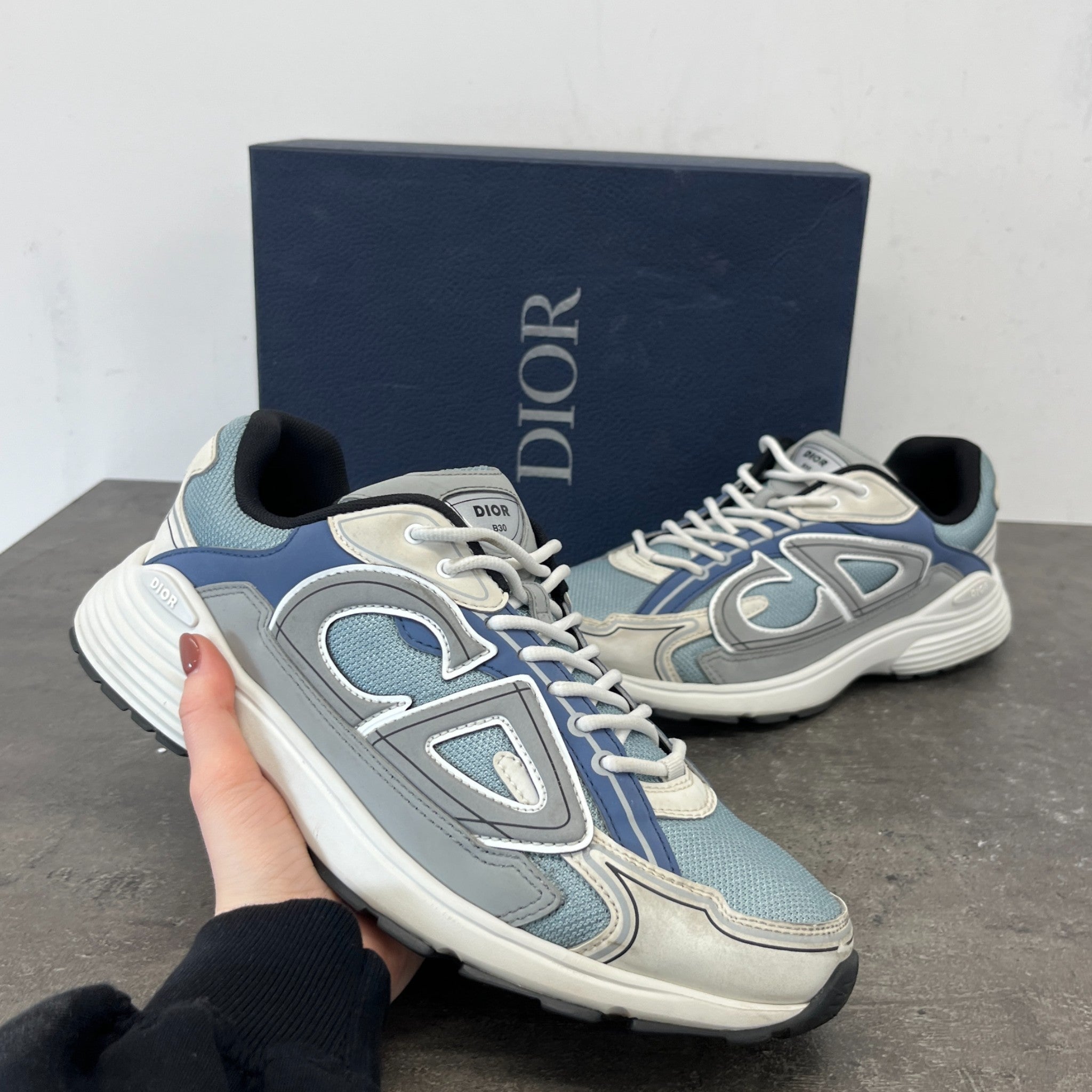 Men's B30 Low Trainers Blue Size EU 45 / UK 11