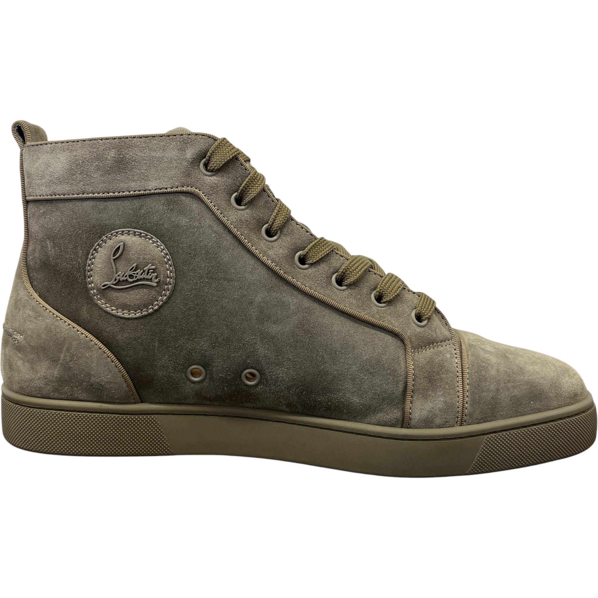 Men's Louis Orlato High Trainers Khaki Size EU 46 / UK 12