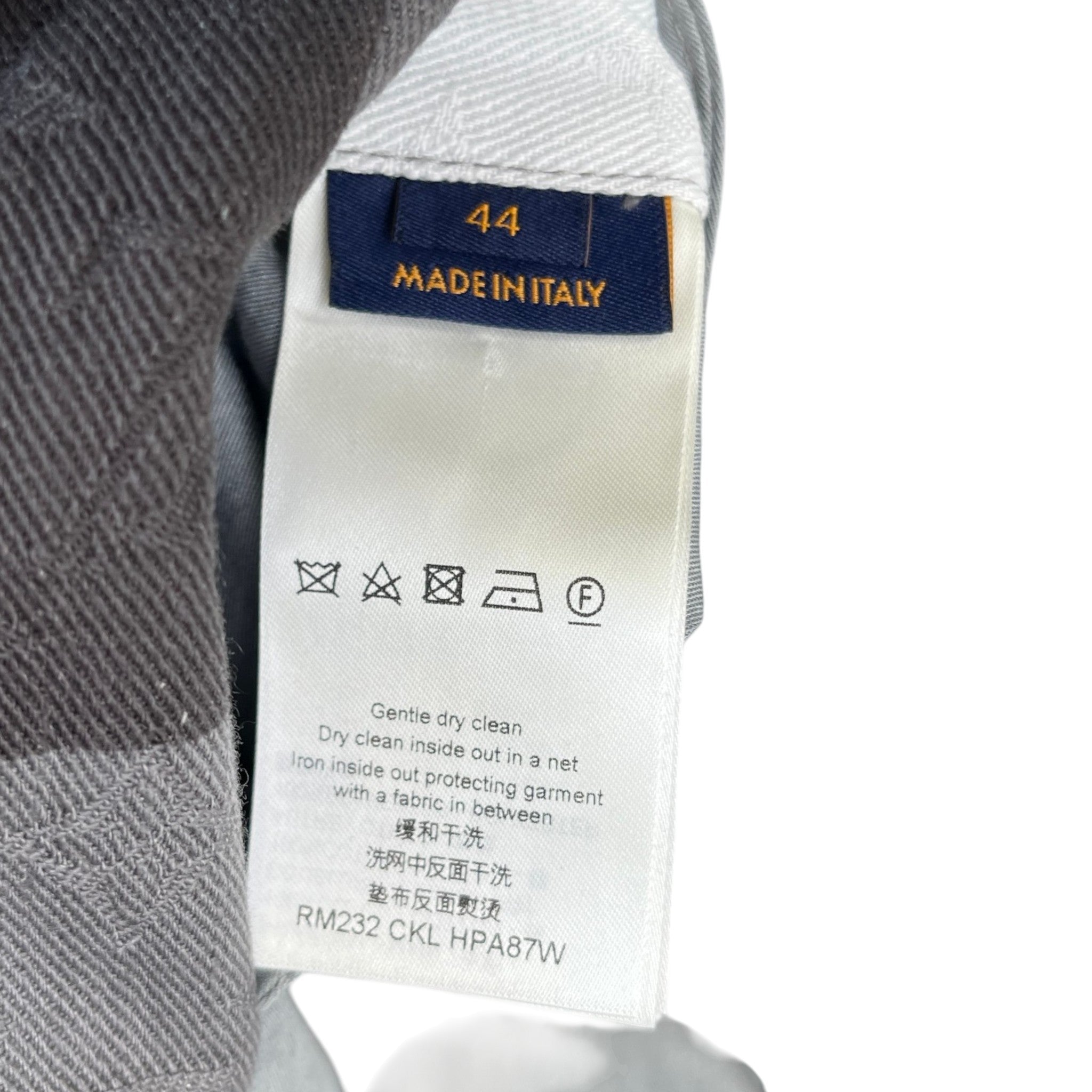 Men's Patchwork Portrait Jacket Grey Size IT 44 / XS