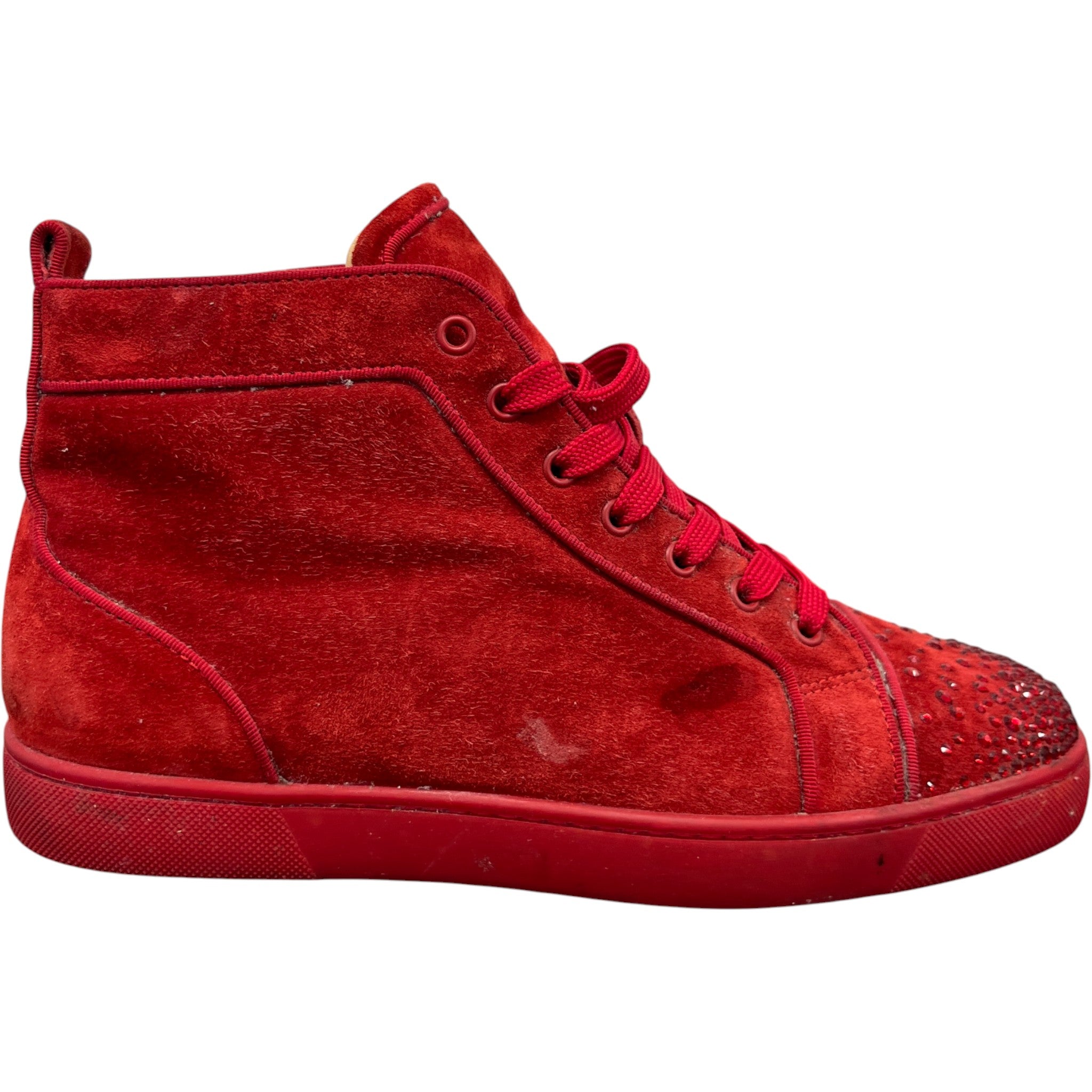 Men's New Degra High Trainers Red Size EU 42 / UK 8