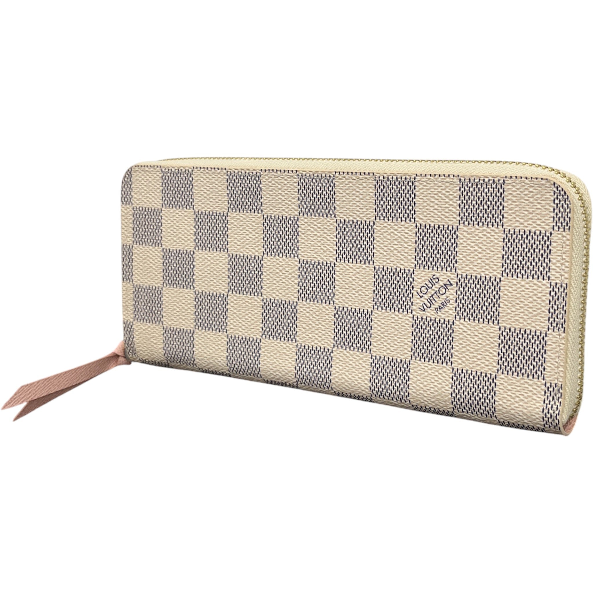 Women's Damier Azur Zippy Purse Cream