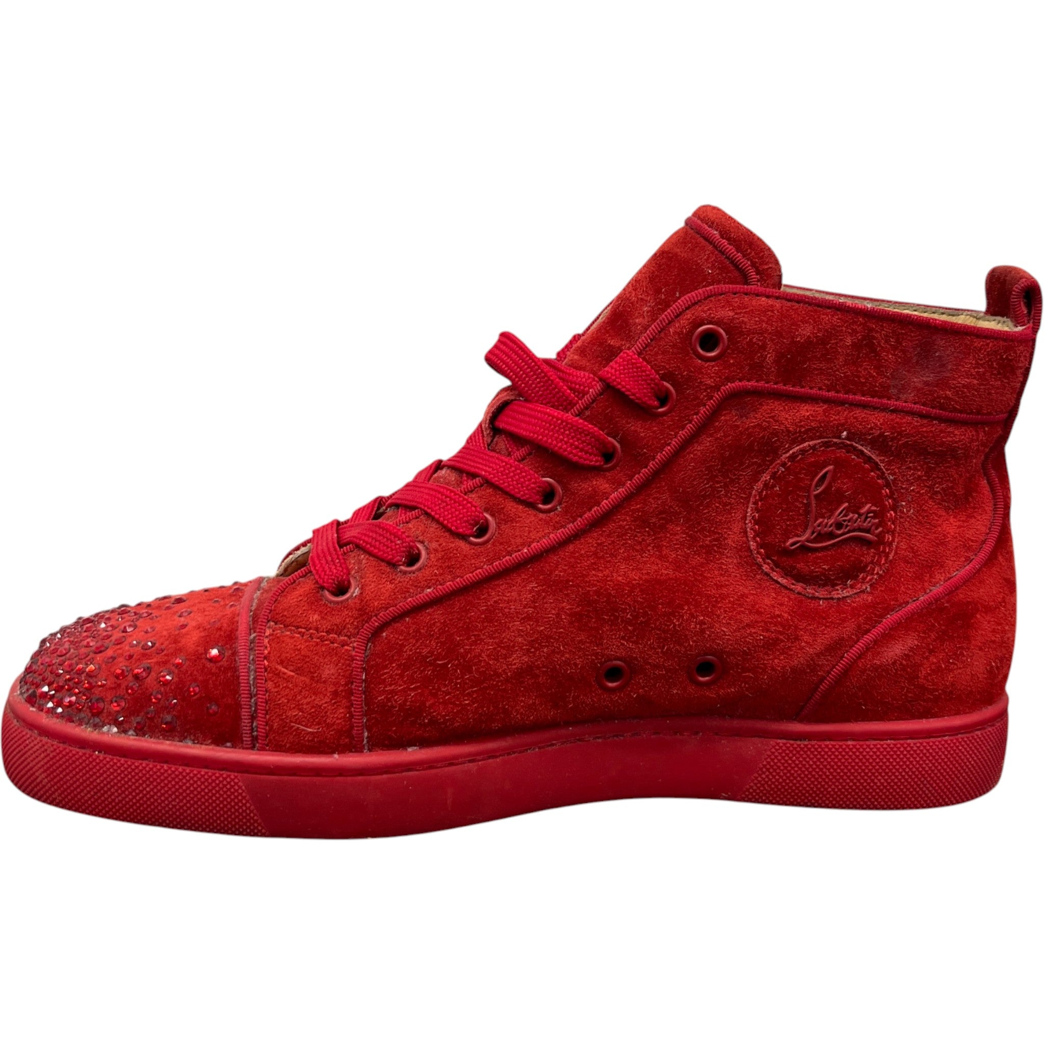 Men's New Degra High Trainers Red Size EU 42 / UK 8