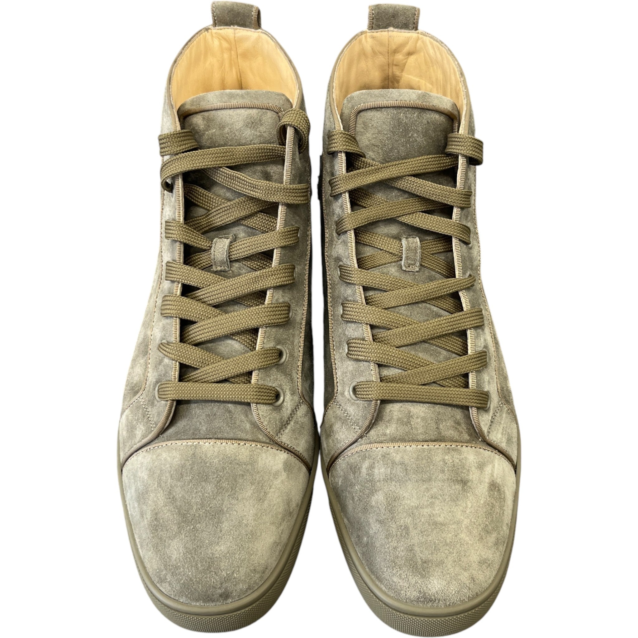 Men's Louis Orlato High Trainers Khaki Size EU 46 / UK 12