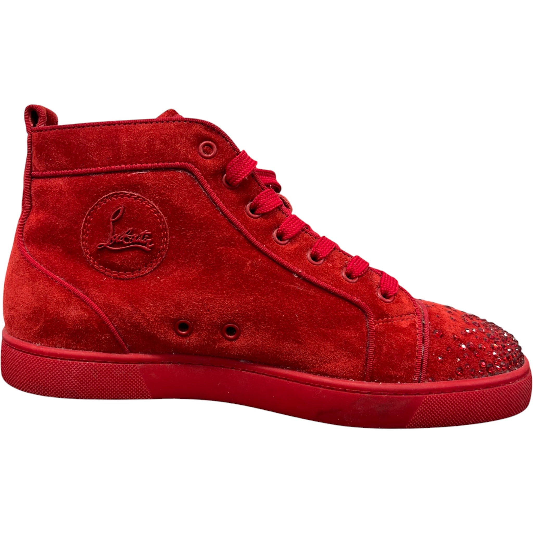 Men's New Degra High Trainers Red Size EU 42 / UK 8