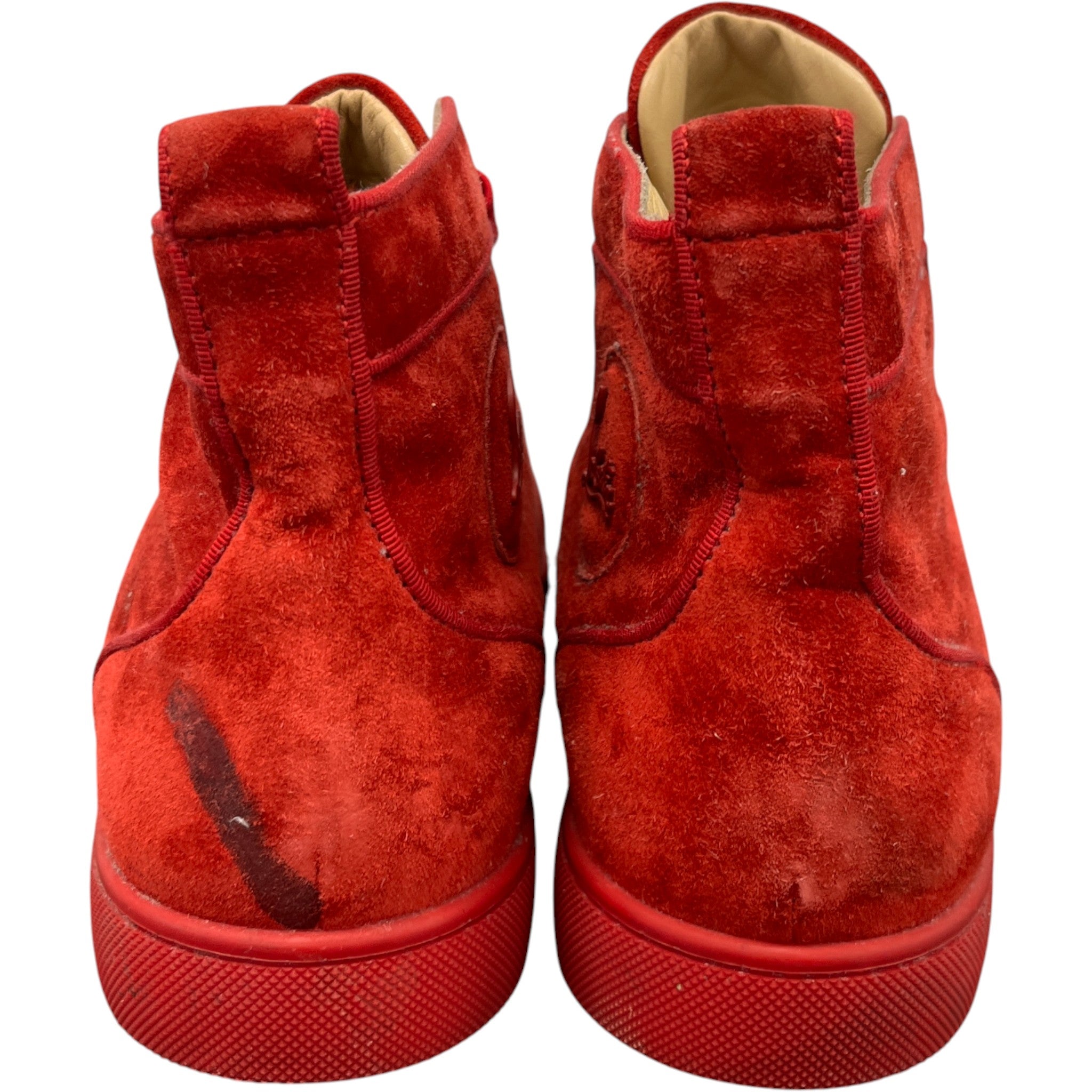 Men's New Degra High Trainers Red Size EU 42 / UK 8