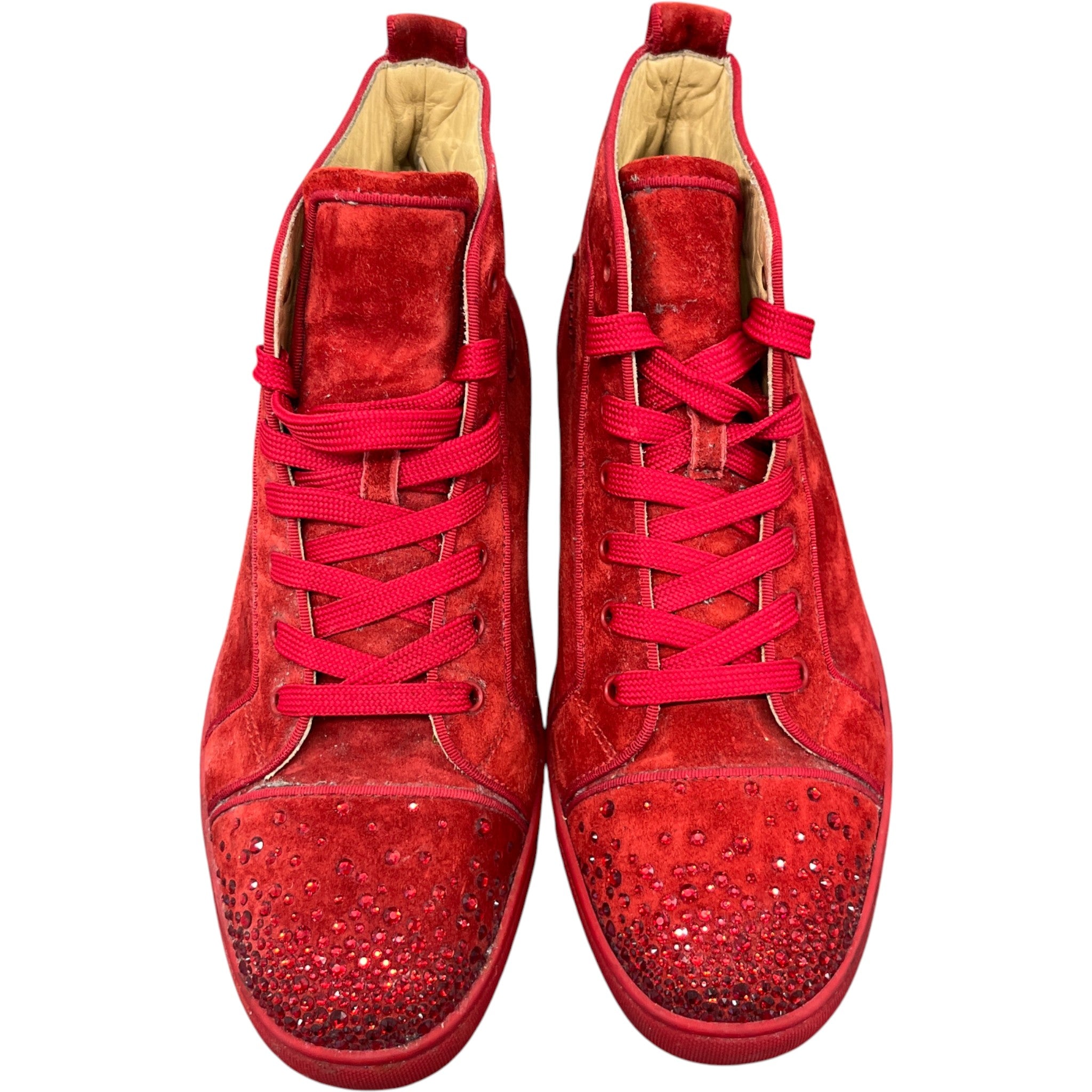 Men's New Degra High Trainers Red Size EU 42 / UK 8