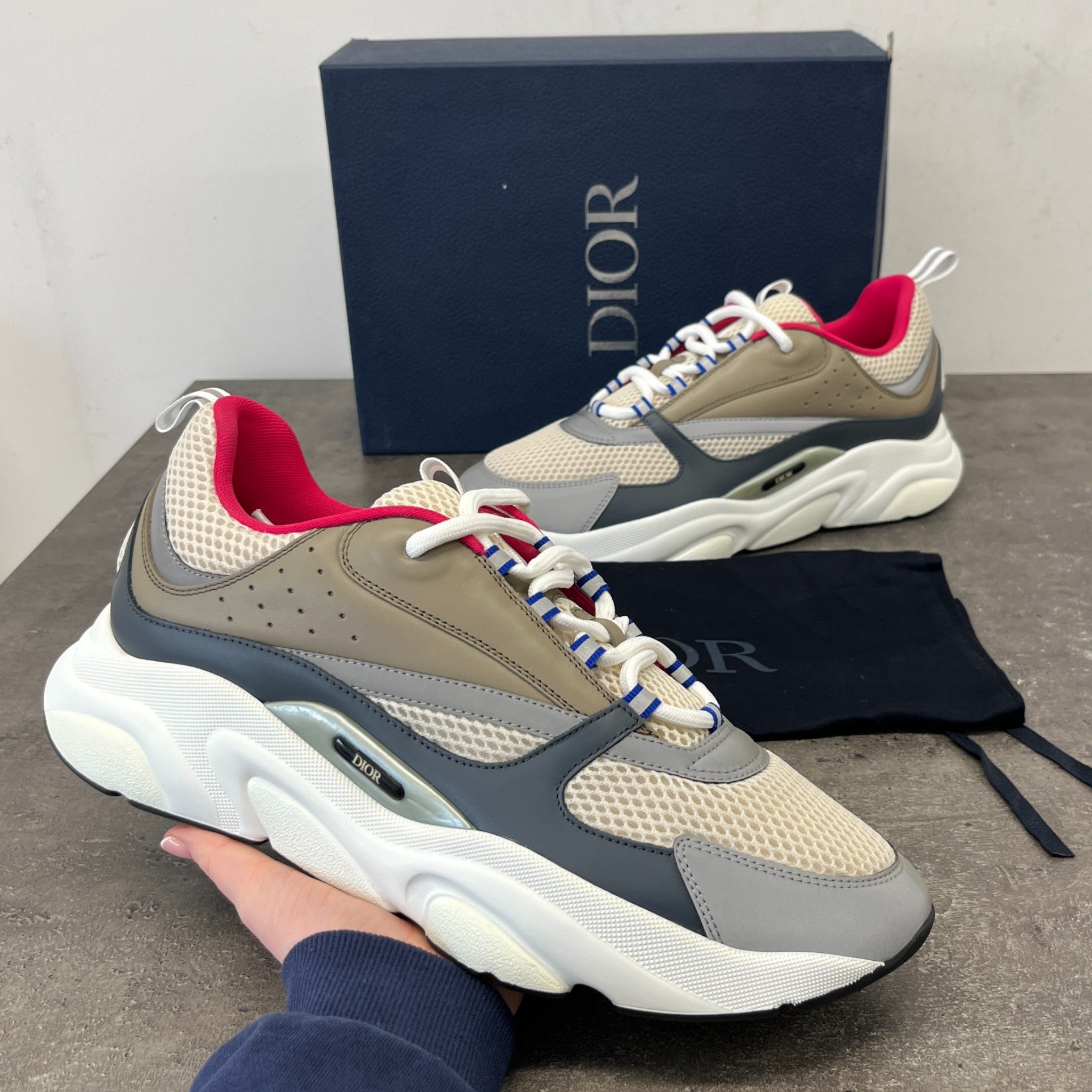 Men's B22 Low Trainers Beige Size EU 46 / UK 12