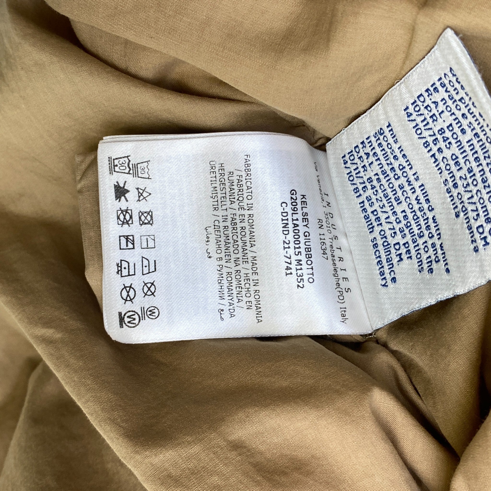 Men's Kelsey Down Jacket Blue Size 1 / S