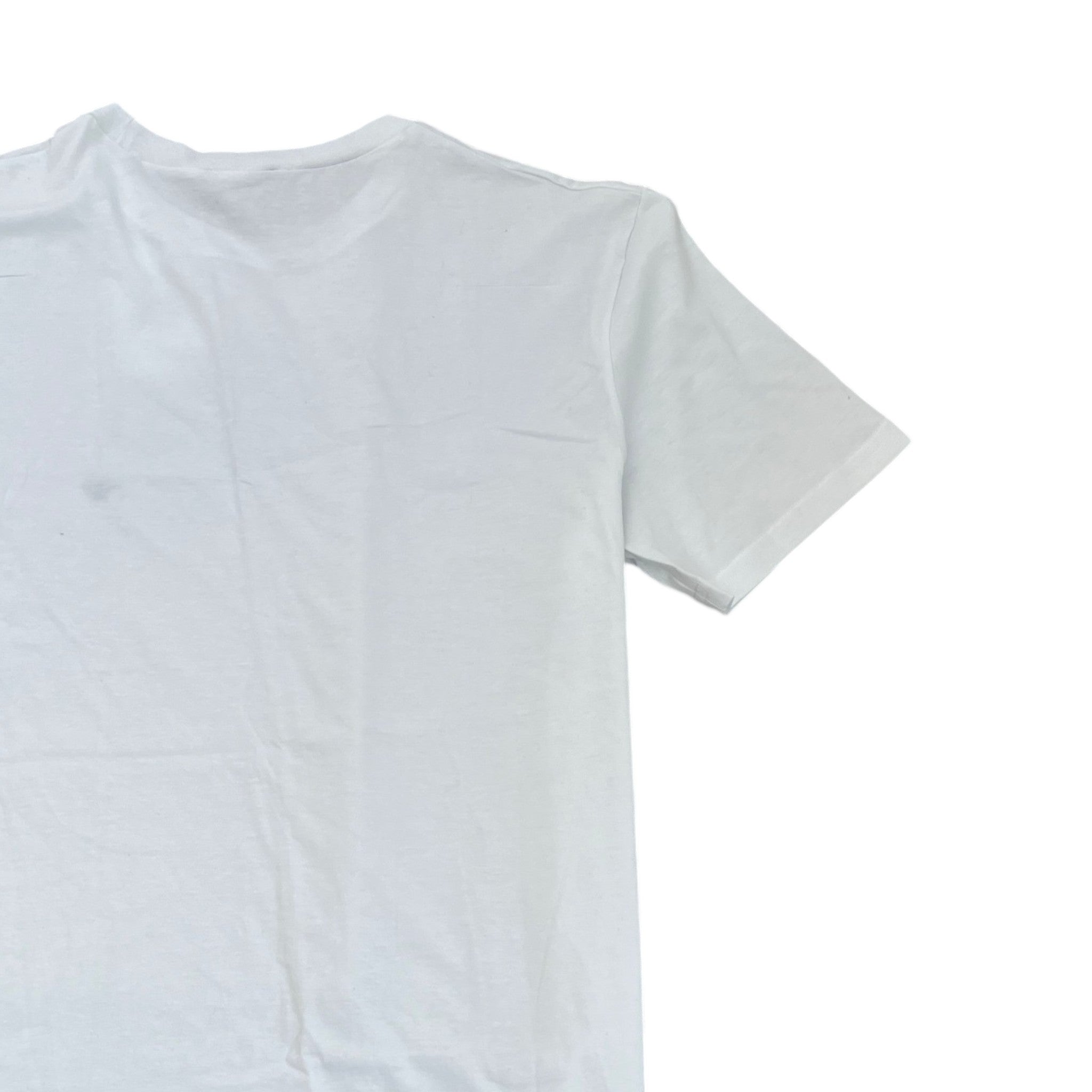 Men's Embroidered Bee T-Shirt White Size M