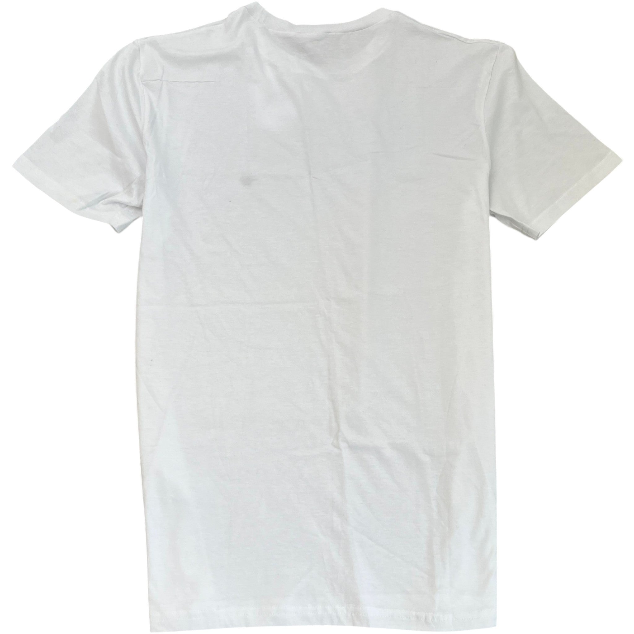Men's Embroidered Bee T-Shirt White Size M