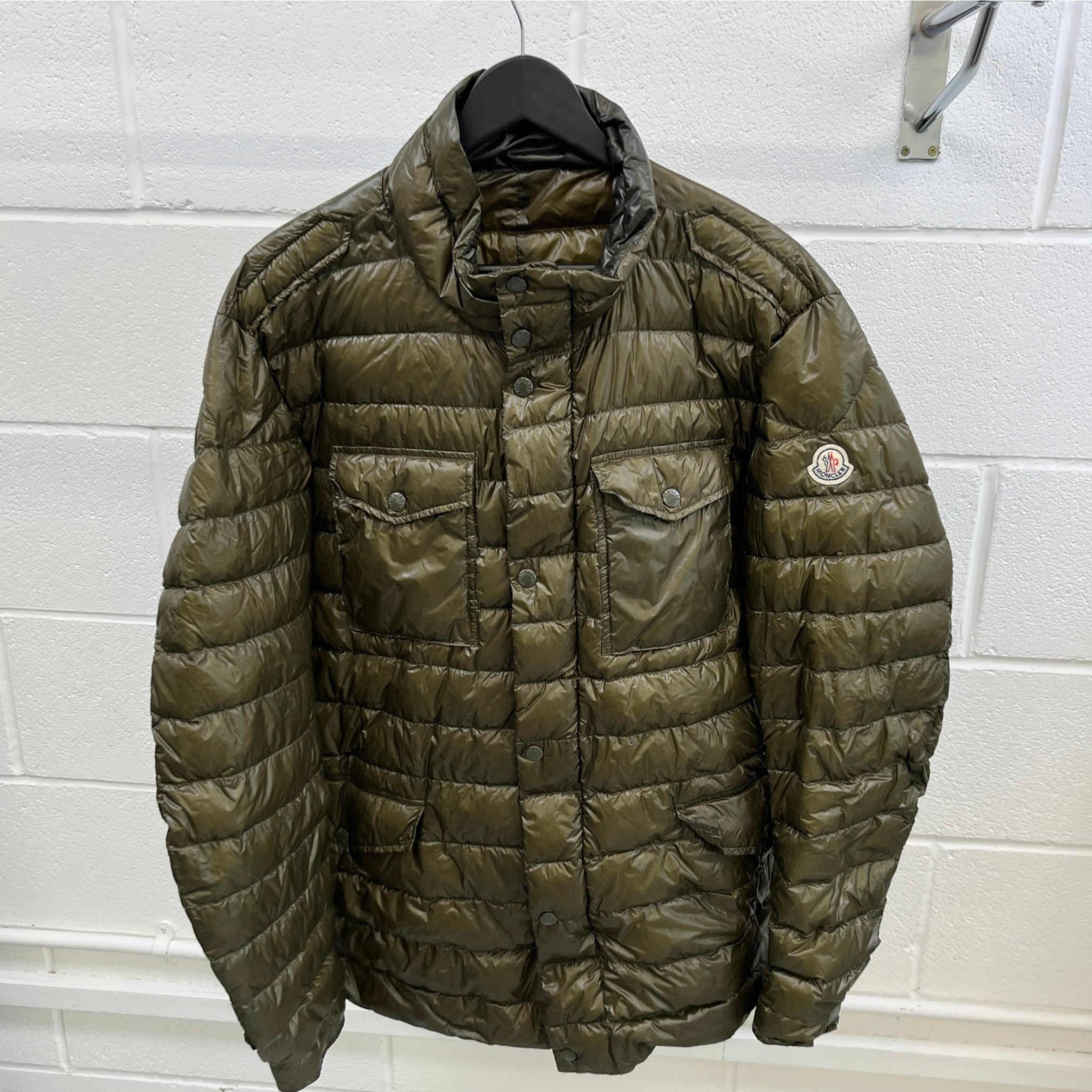 Men's Omer Down Jacket Khaki Size 7 / XXXXL