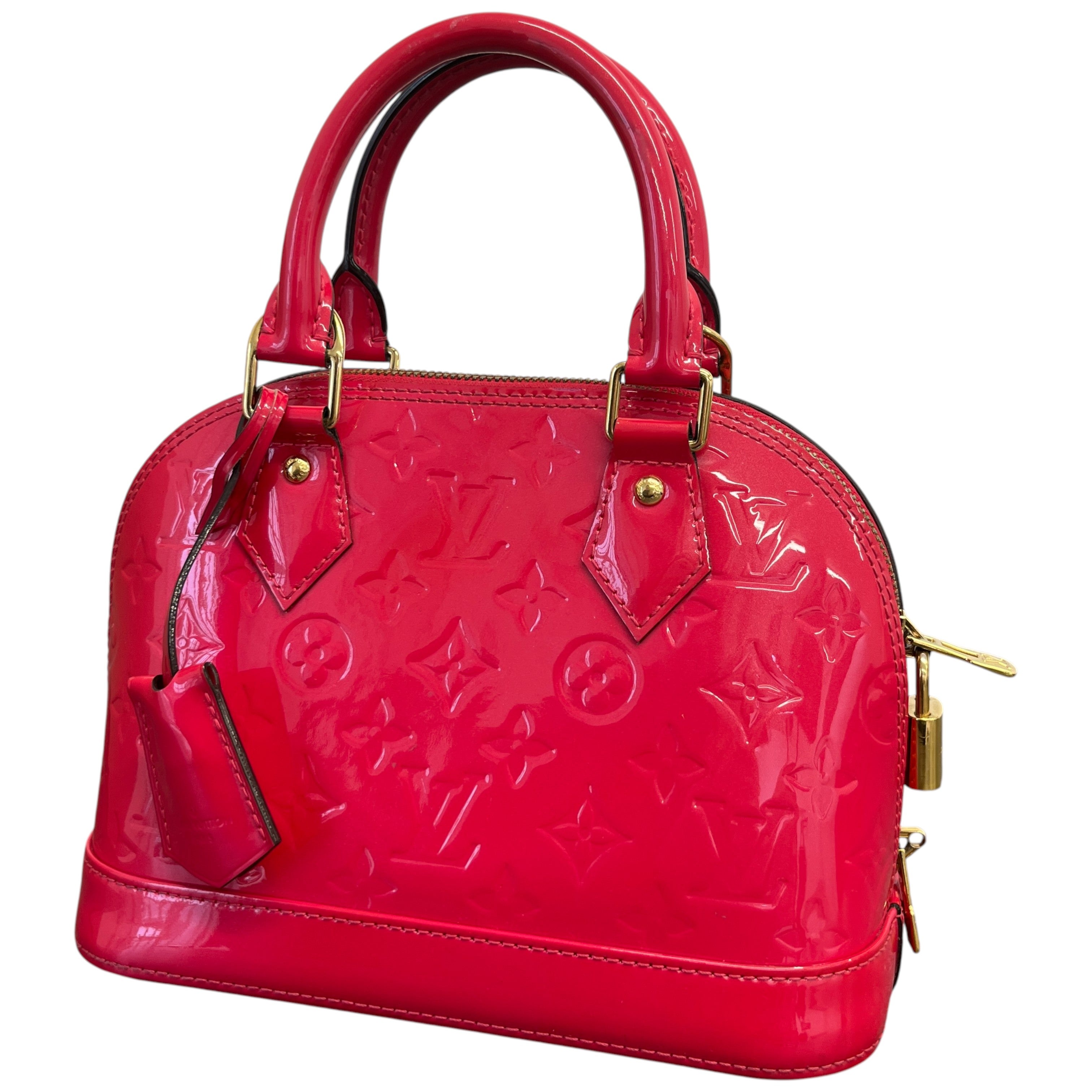 Women's Monogram Vernis Alma Bb Bag Pink