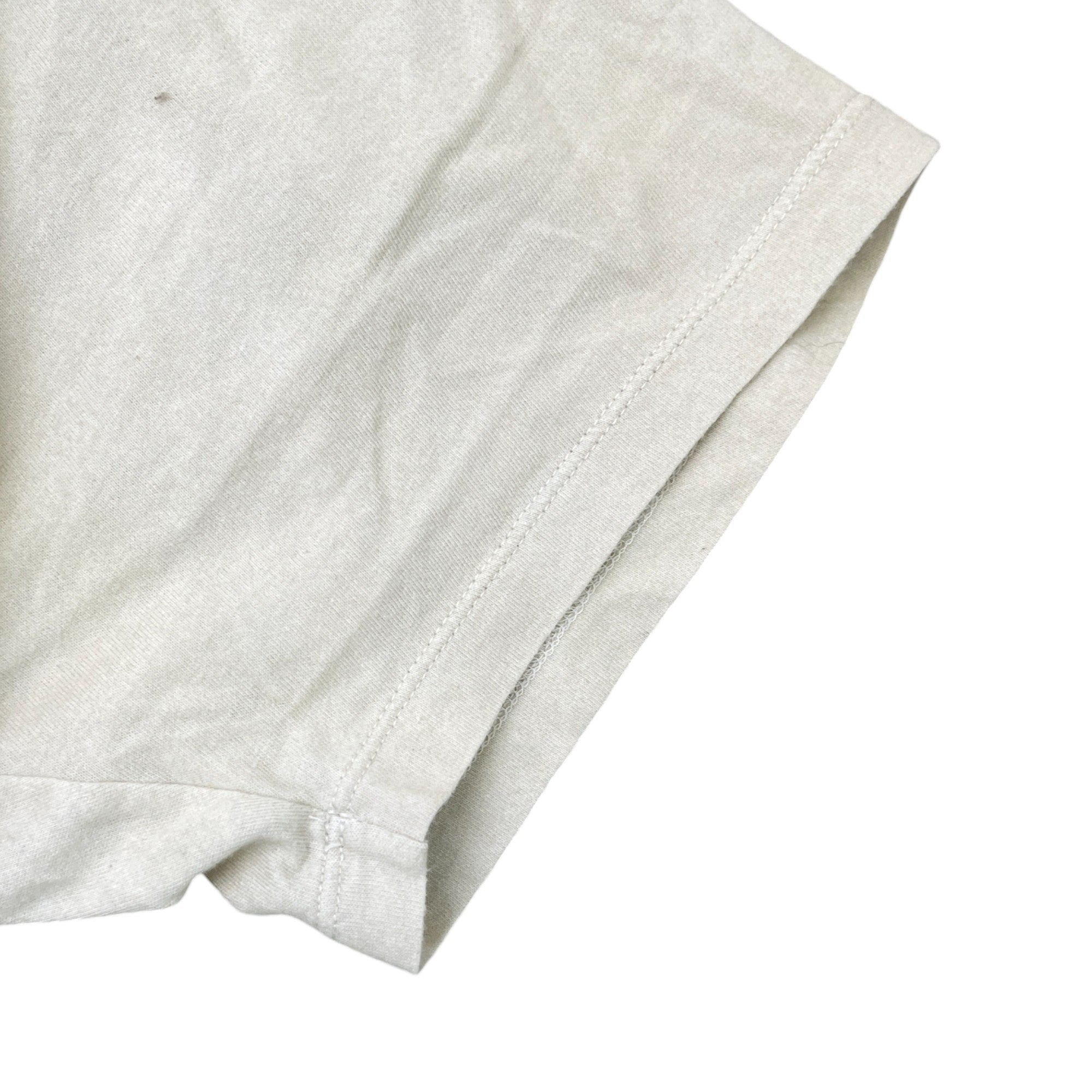 Men's Animal Print Graphic T-Shirt Cream Size S