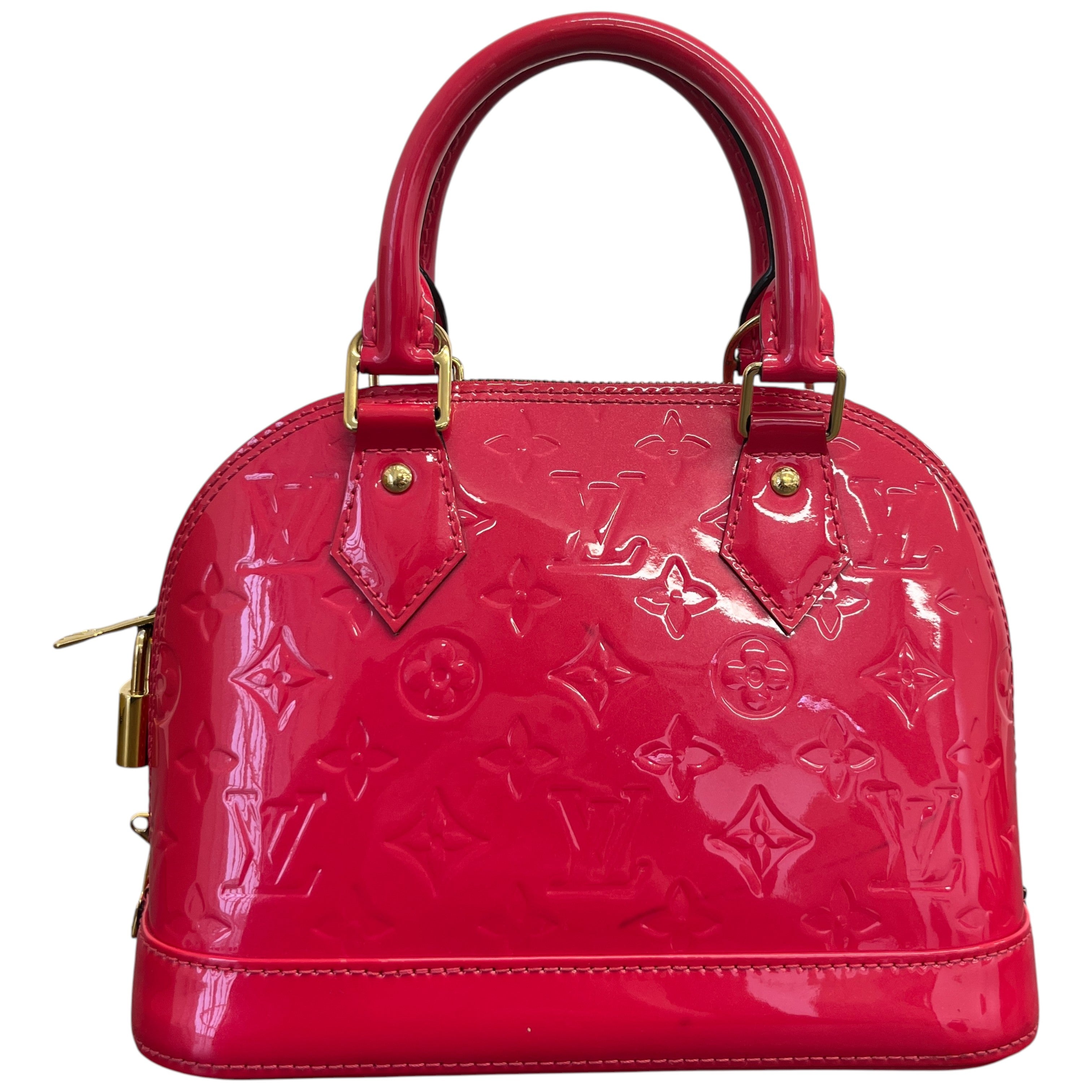 Women's Monogram Vernis Alma Bb Bag Pink