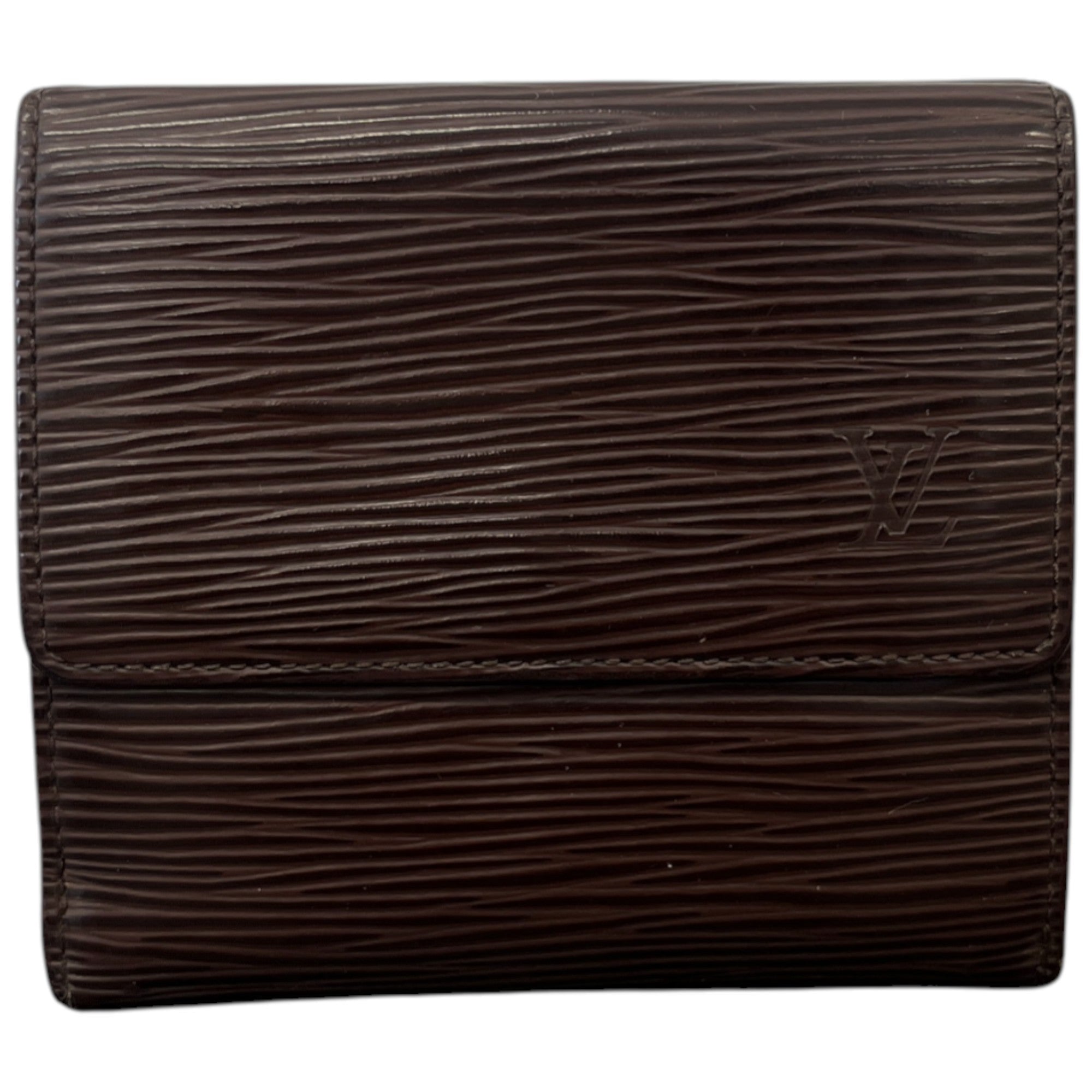 Women's Epi Leather Wallet Brown