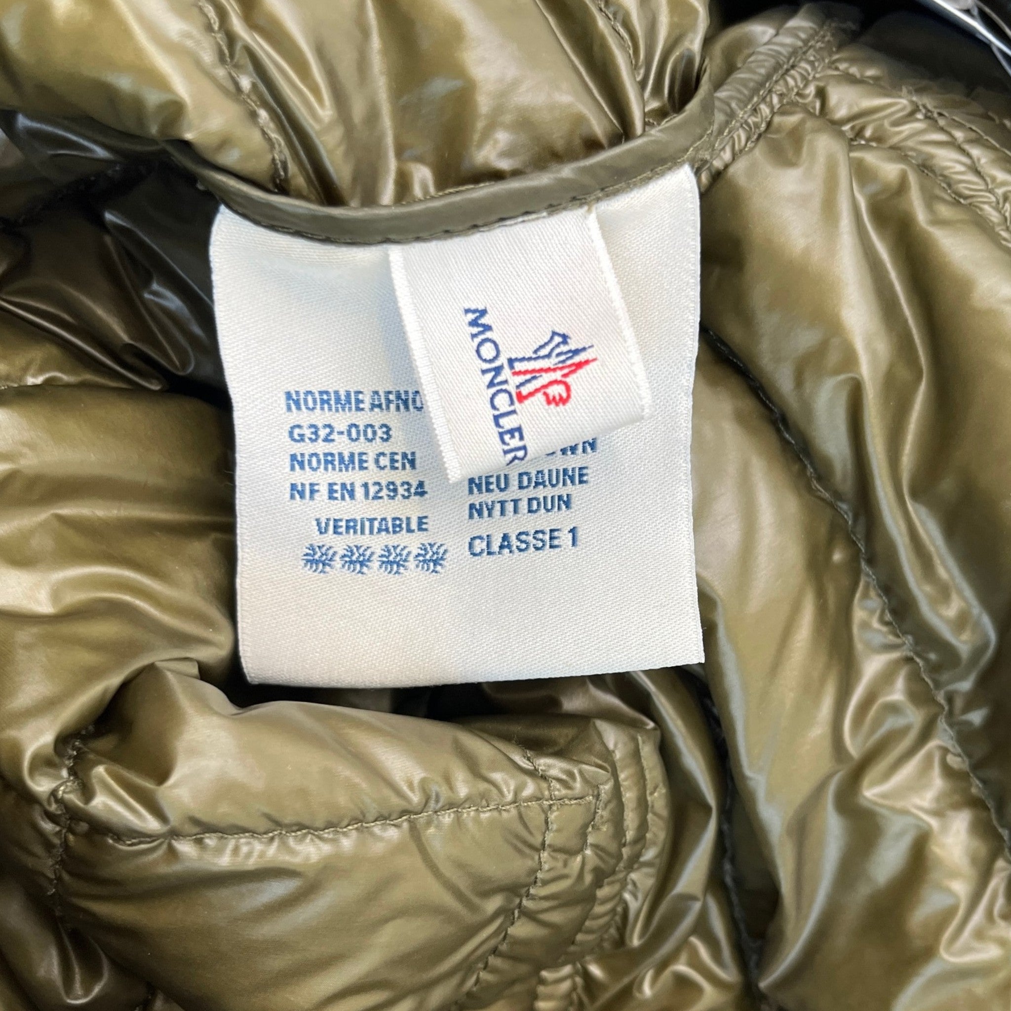 Men's Omer Down Jacket Khaki Size 7 / XXXXL