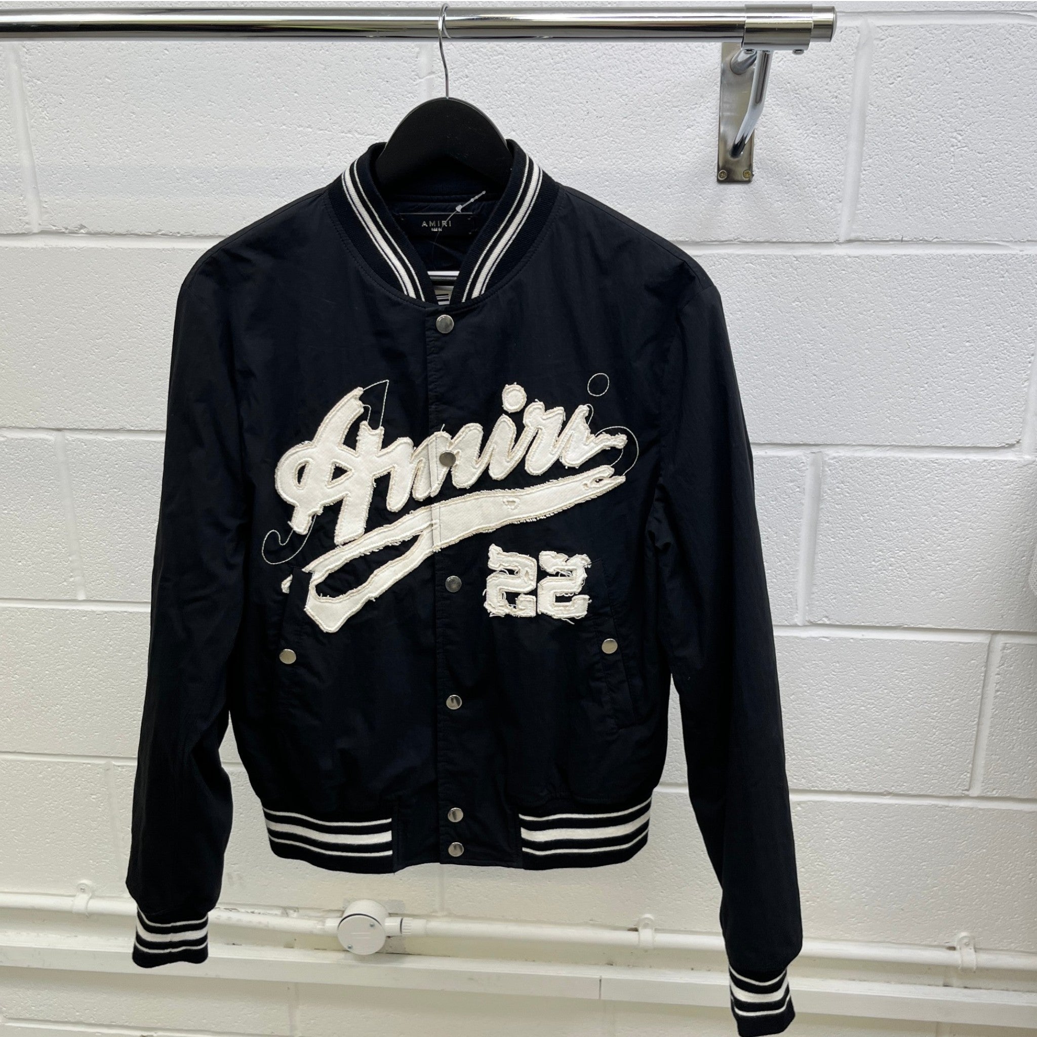Men's Applique Logo Jacket Black Size IT 50 / L
