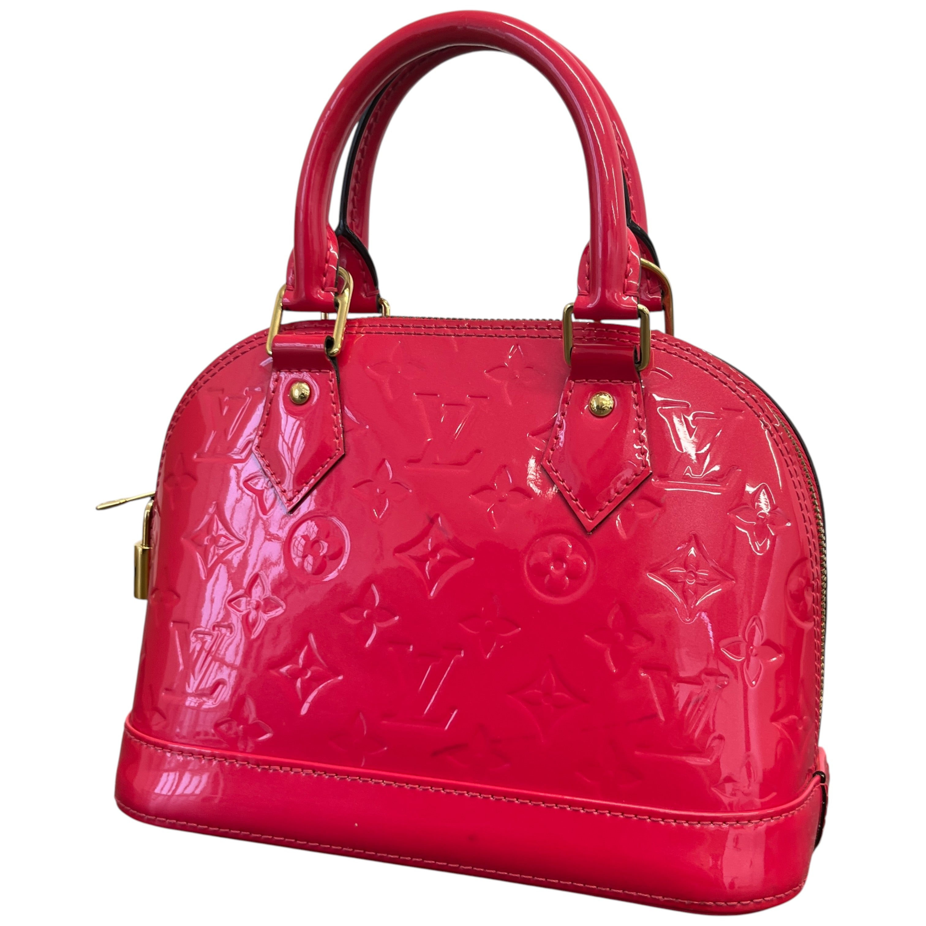 Women's Monogram Vernis Alma Bb Bag Pink