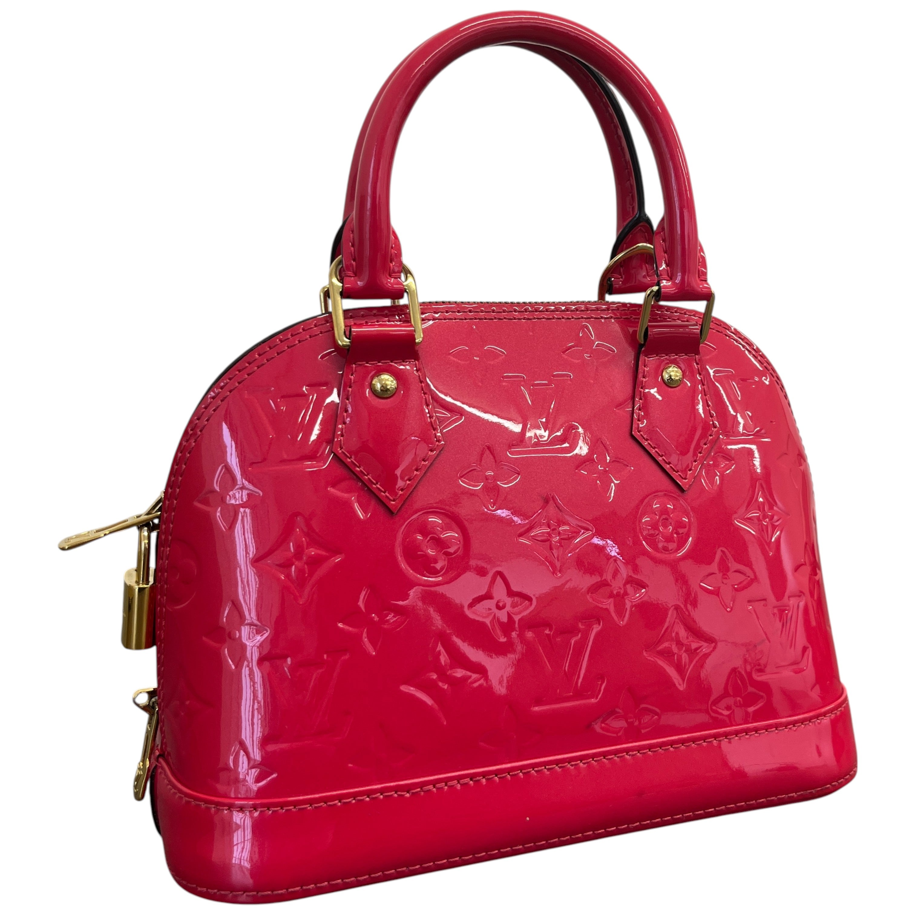 Women's Monogram Vernis Alma Bb Bag Pink