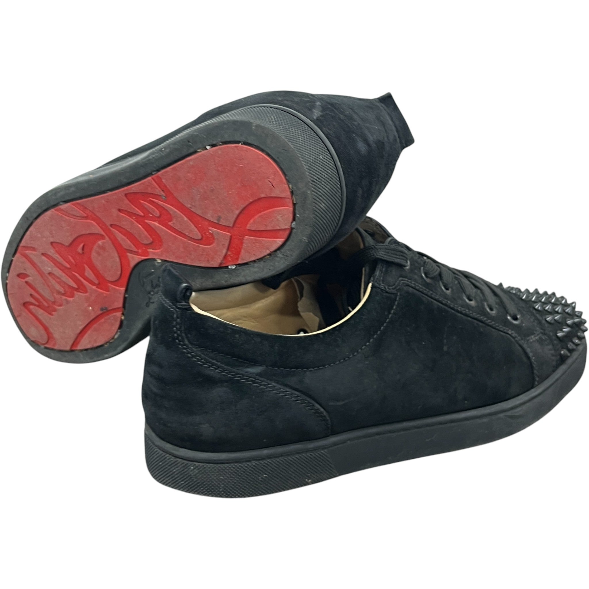 Men's Junior Spikes Low Trainers Black Size EU 45 / UK 11