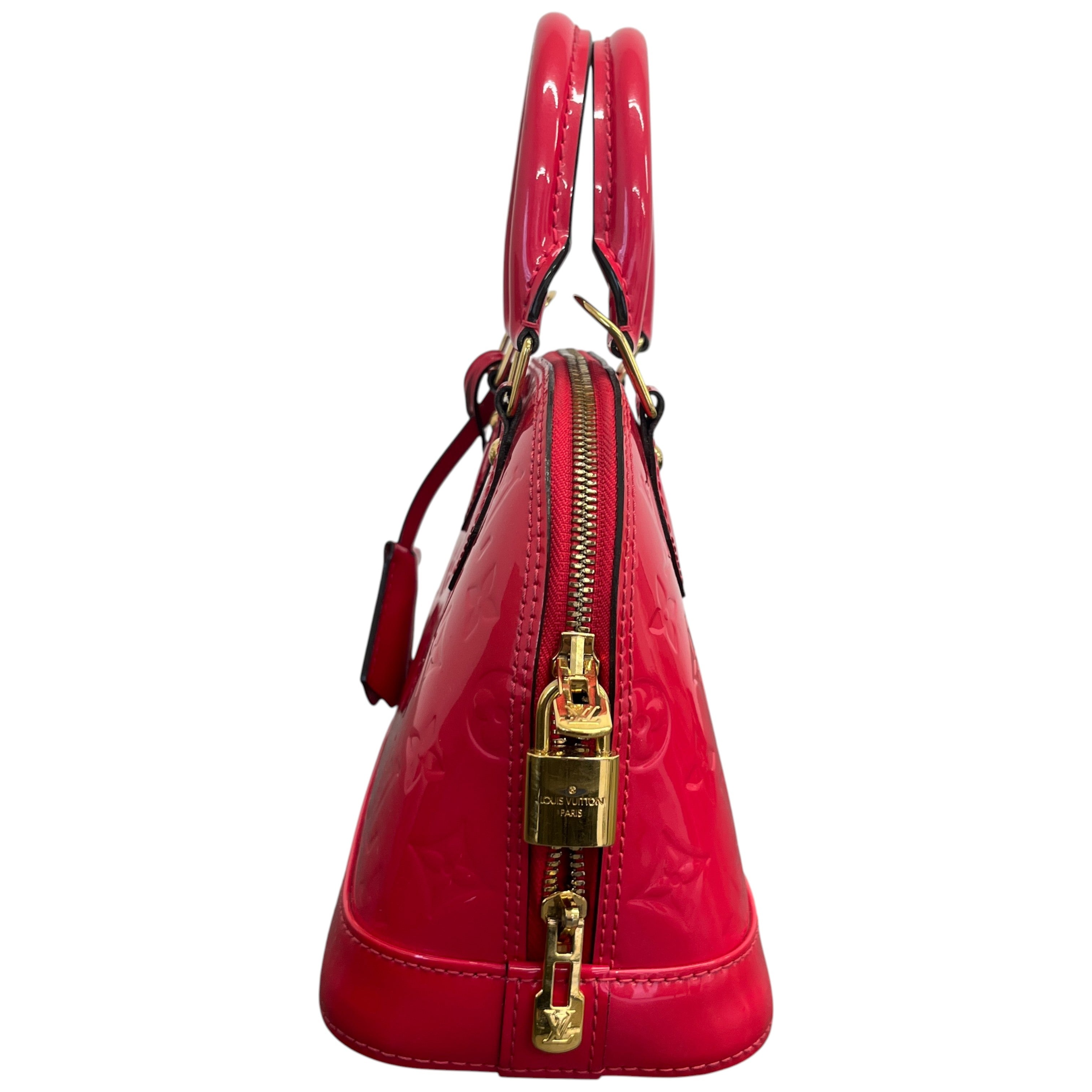 Women's Monogram Vernis Alma Bb Bag Pink
