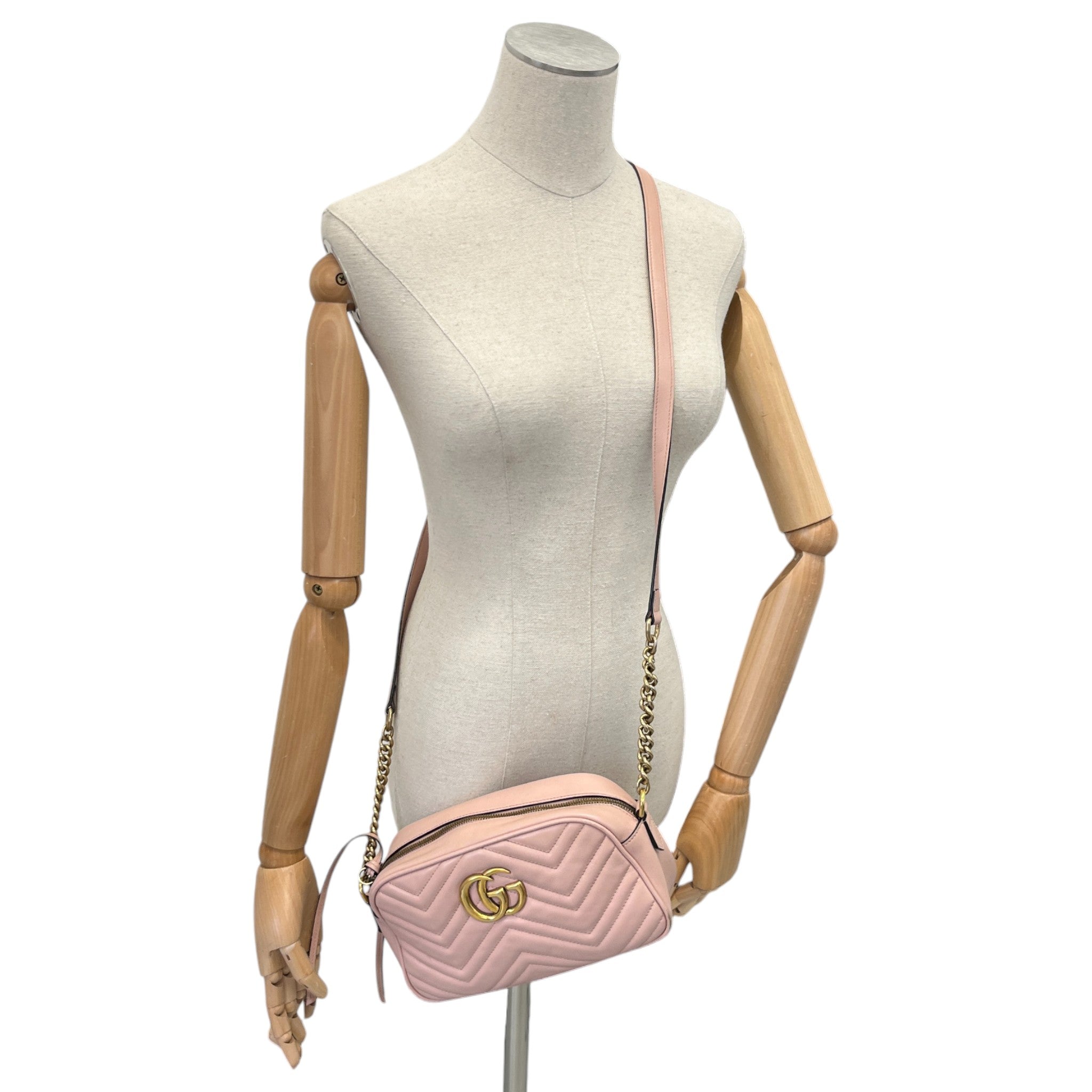 Women's Gg Marmont Camera Bag Pink