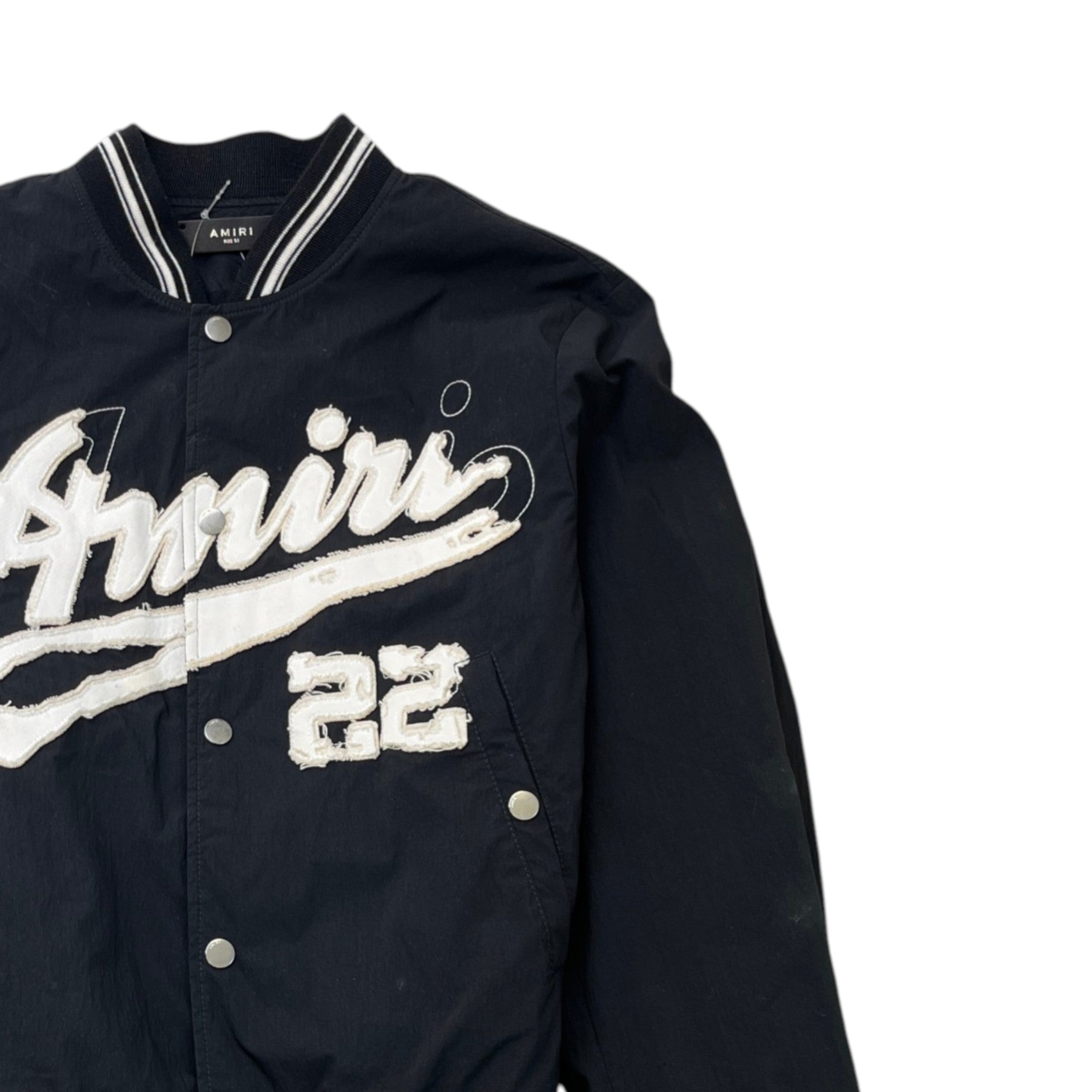 Men's Applique Logo Jacket Black Size IT 50 / L