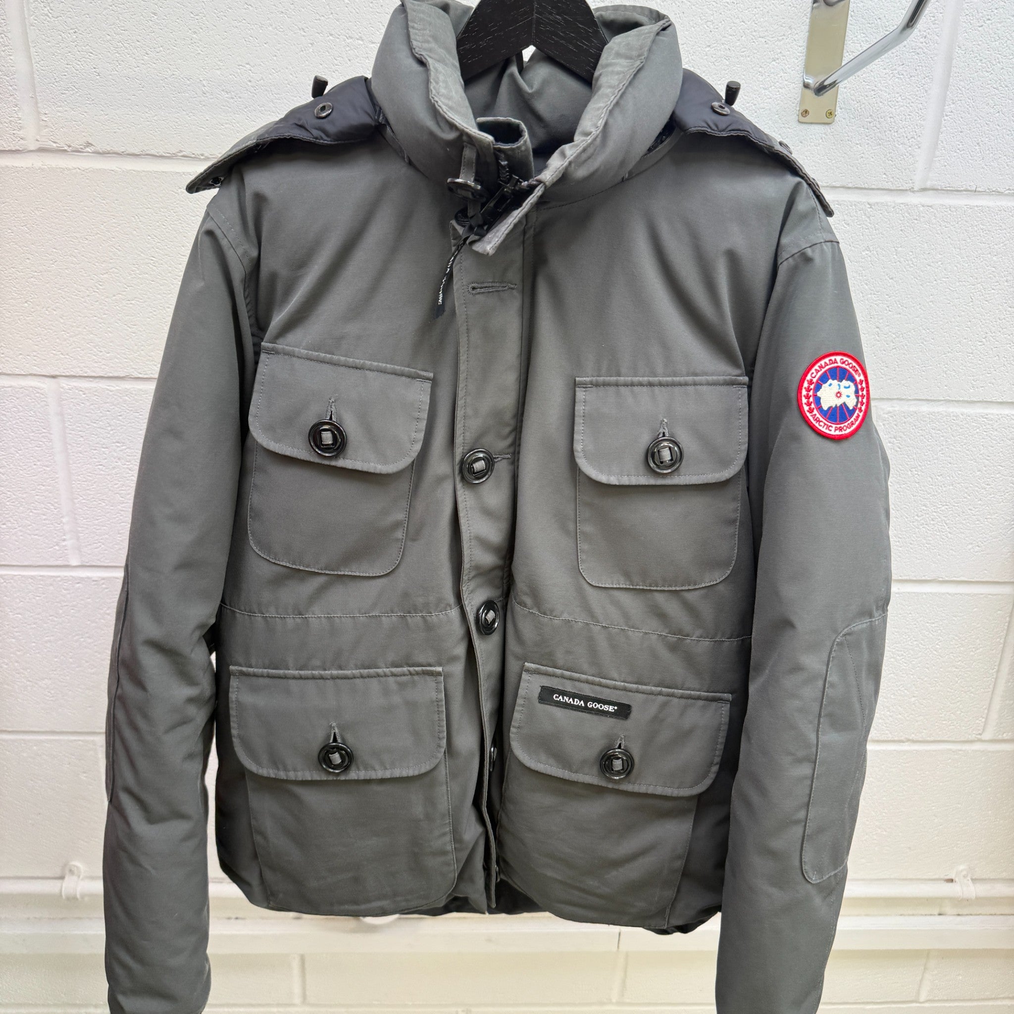 Men's Selkirk Down Jacket Grey Size L