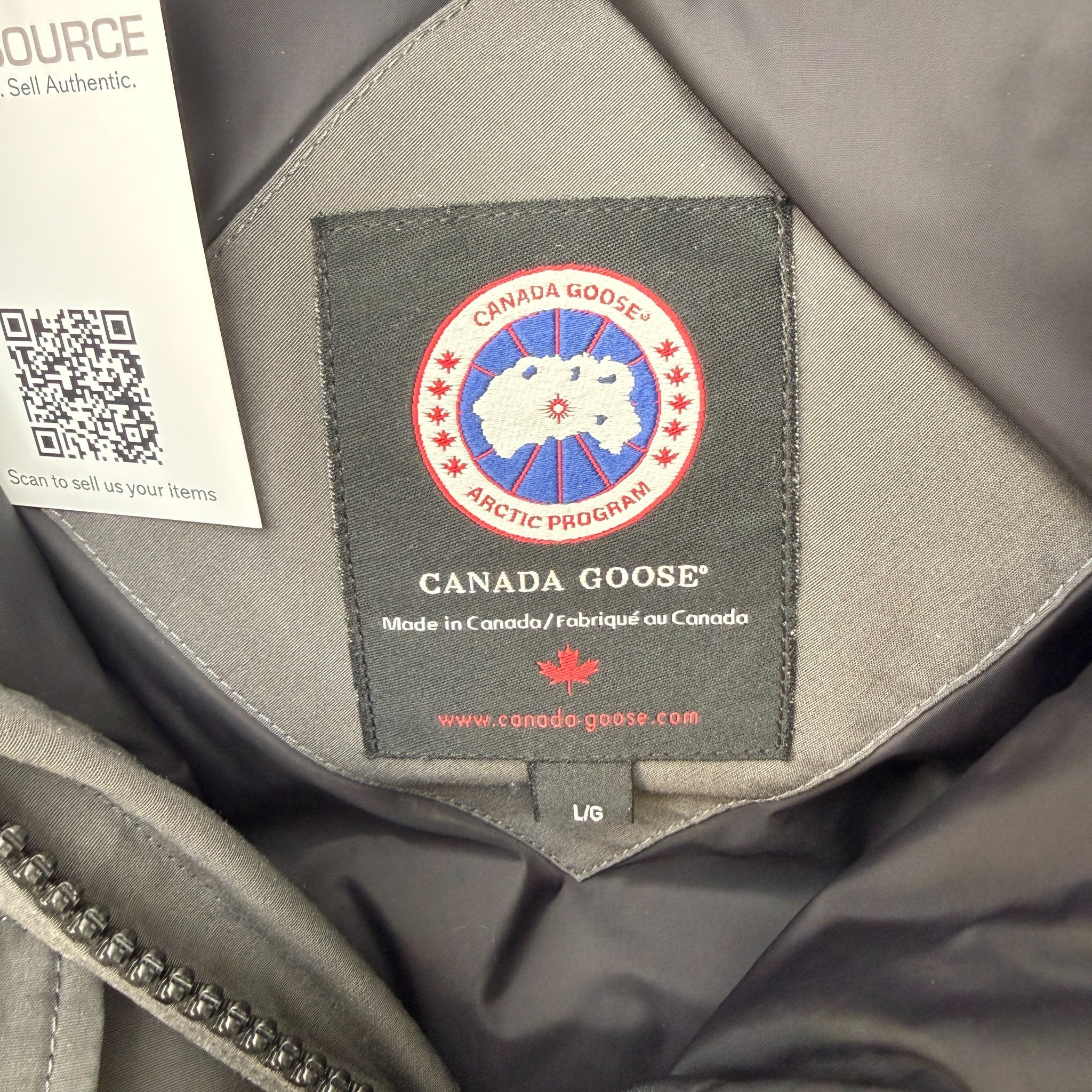 Men's Selkirk Down Jacket Grey Size L